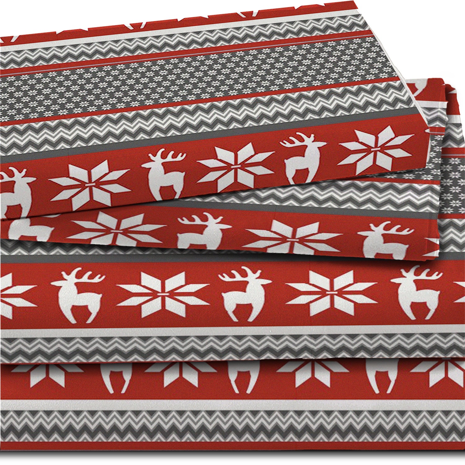 100% Cotton Double Brushed Flannel Sheet Set - 170 GSM Heavyweight, Deep Pockets, Pre-Shrunk & Anti-Pill, All Around Elastic