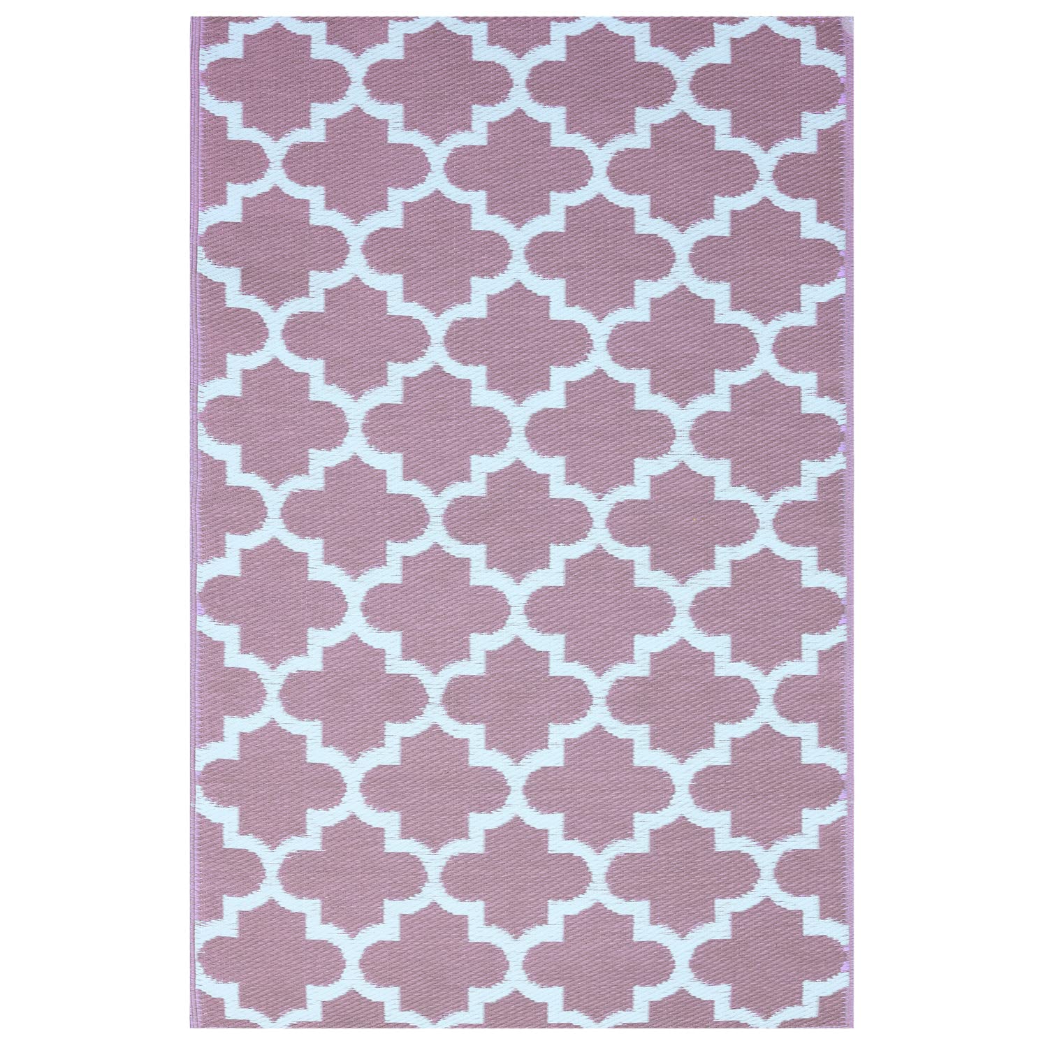 Lavish Touch Plastic Rug Indoor Outdoor Waterproof, Washable, Reversible, for Deck, Porch, Patio, Balcony and RV Camping Rug