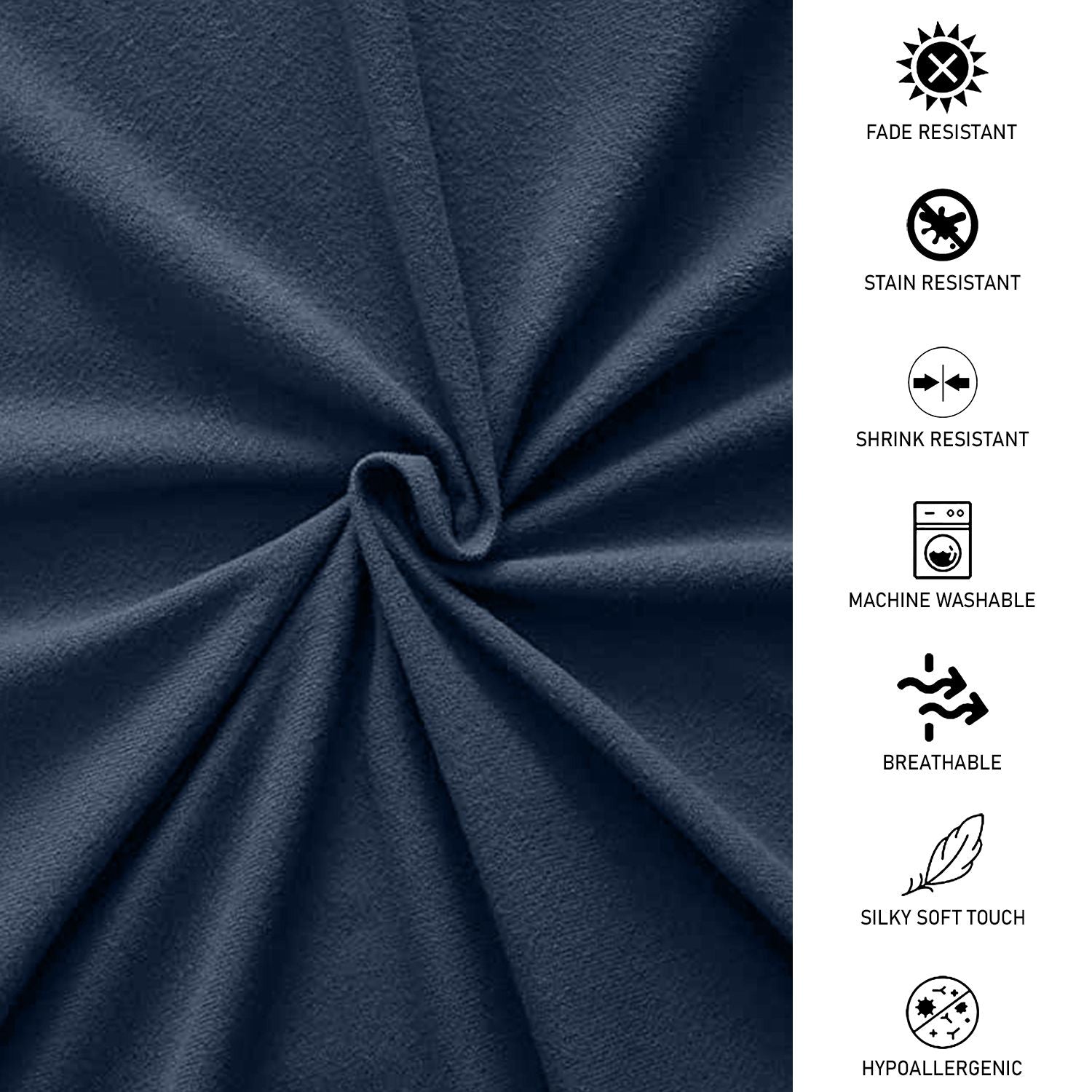 100% Cotton Double Brushed Flannel Sheet Set - 170 GSM Heavyweight, Deep Pockets, Pre-Shrunk & Anti-Pill, All Around Elastic