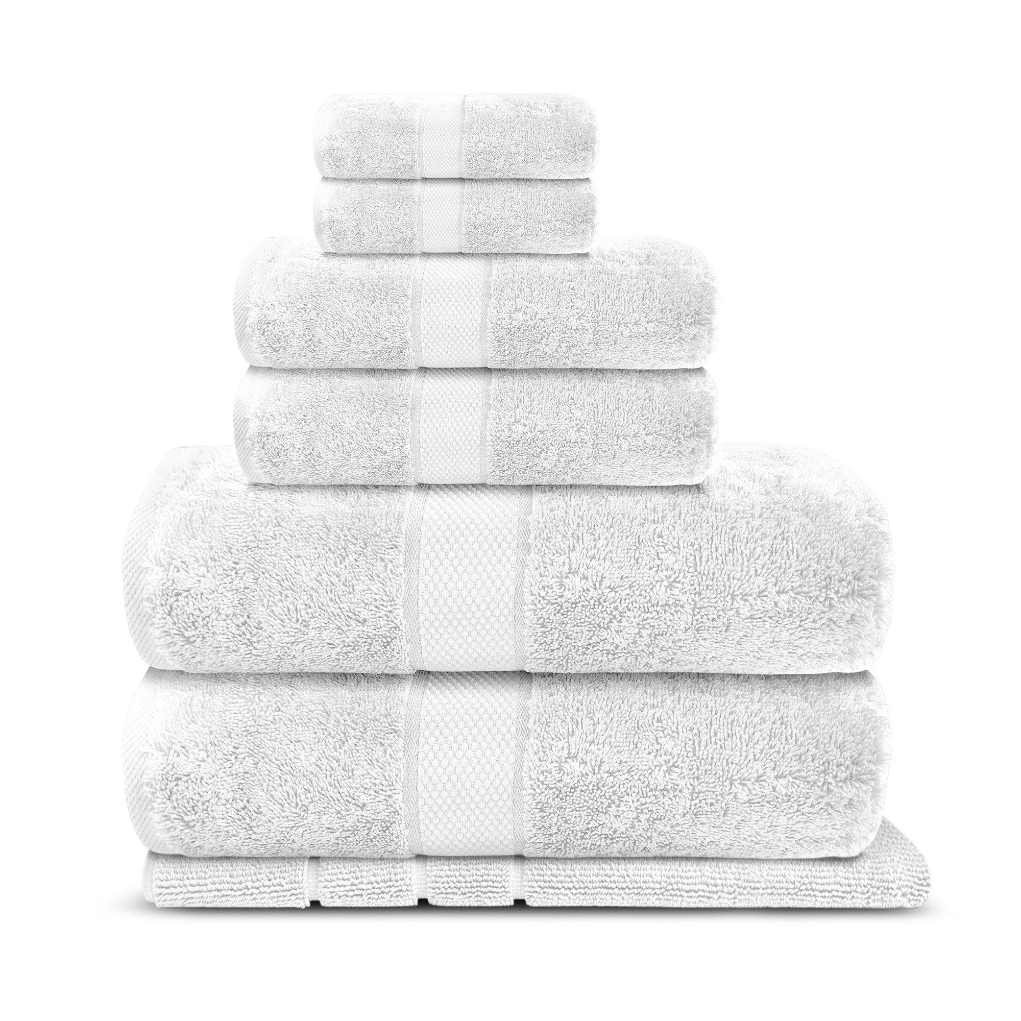 Lavish Touch 100% Cotton 700 GSM Zero Twist Towel Set - Zenvias