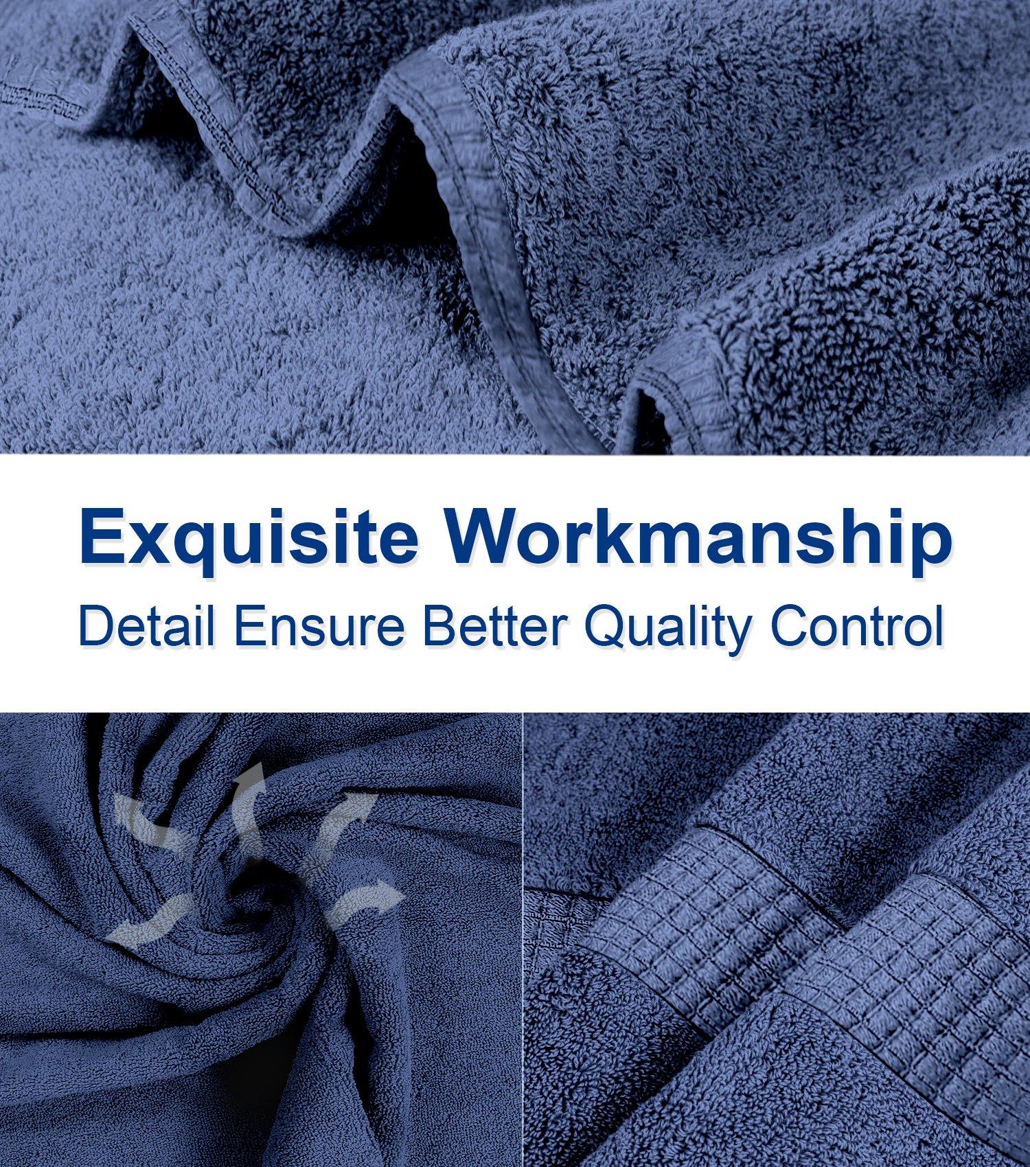 Lavish Touch 100% Cotton 600 GSM Melrose Towels - Mega Pack - Zenvias