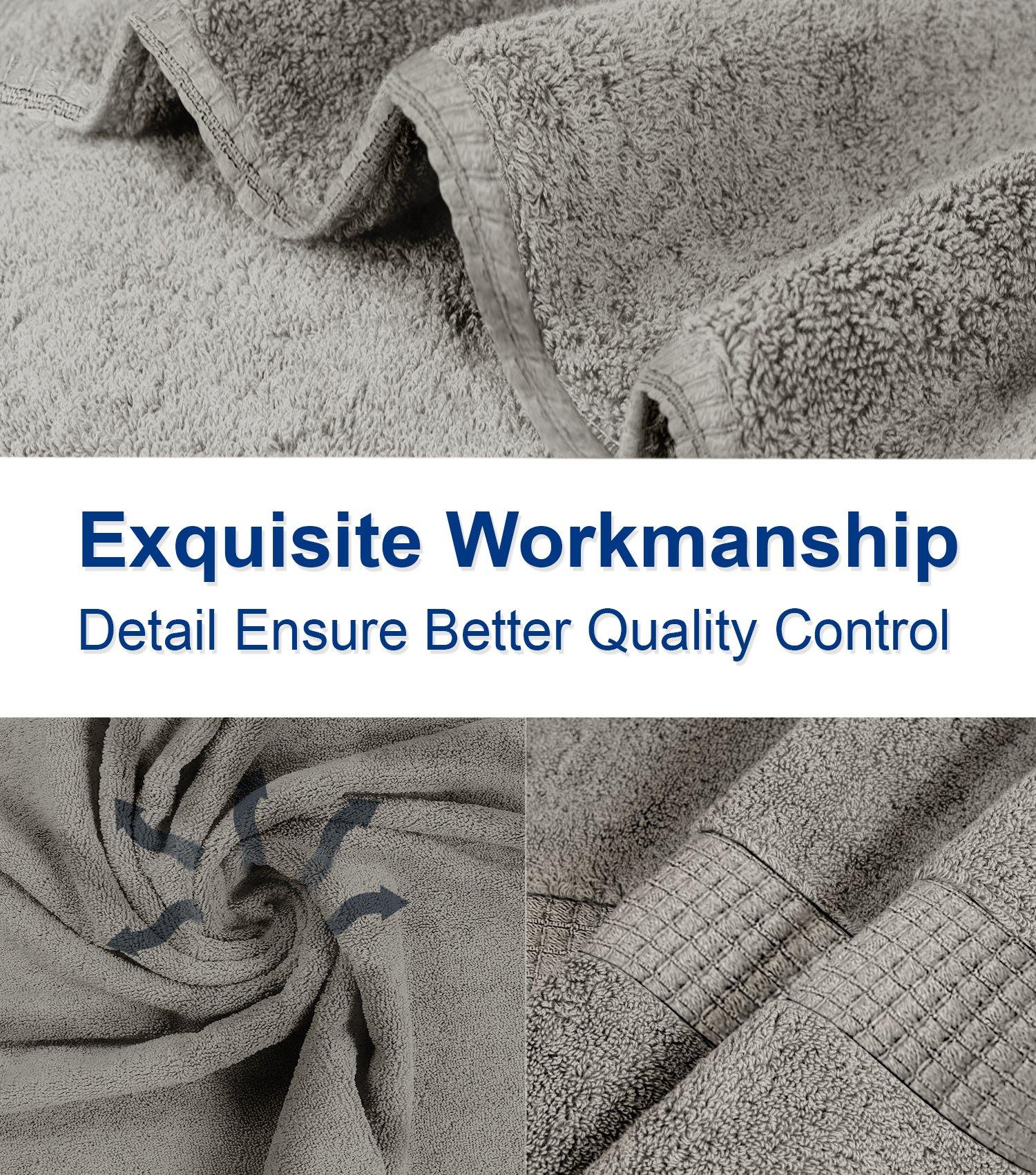 Lavish Touch 100% Cotton 600 GSM Melrose Towels - Mega Pack - Zenvias