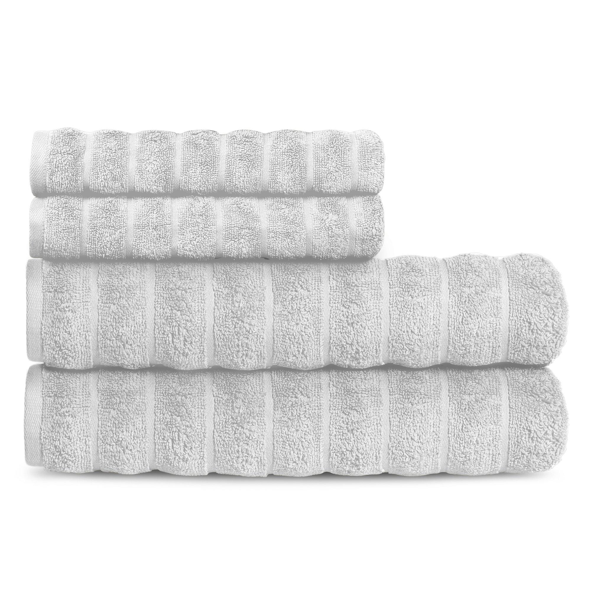 Lavish Touch 100% Cotton 650 GSM Towel Set 4 Pcs - Zenvias