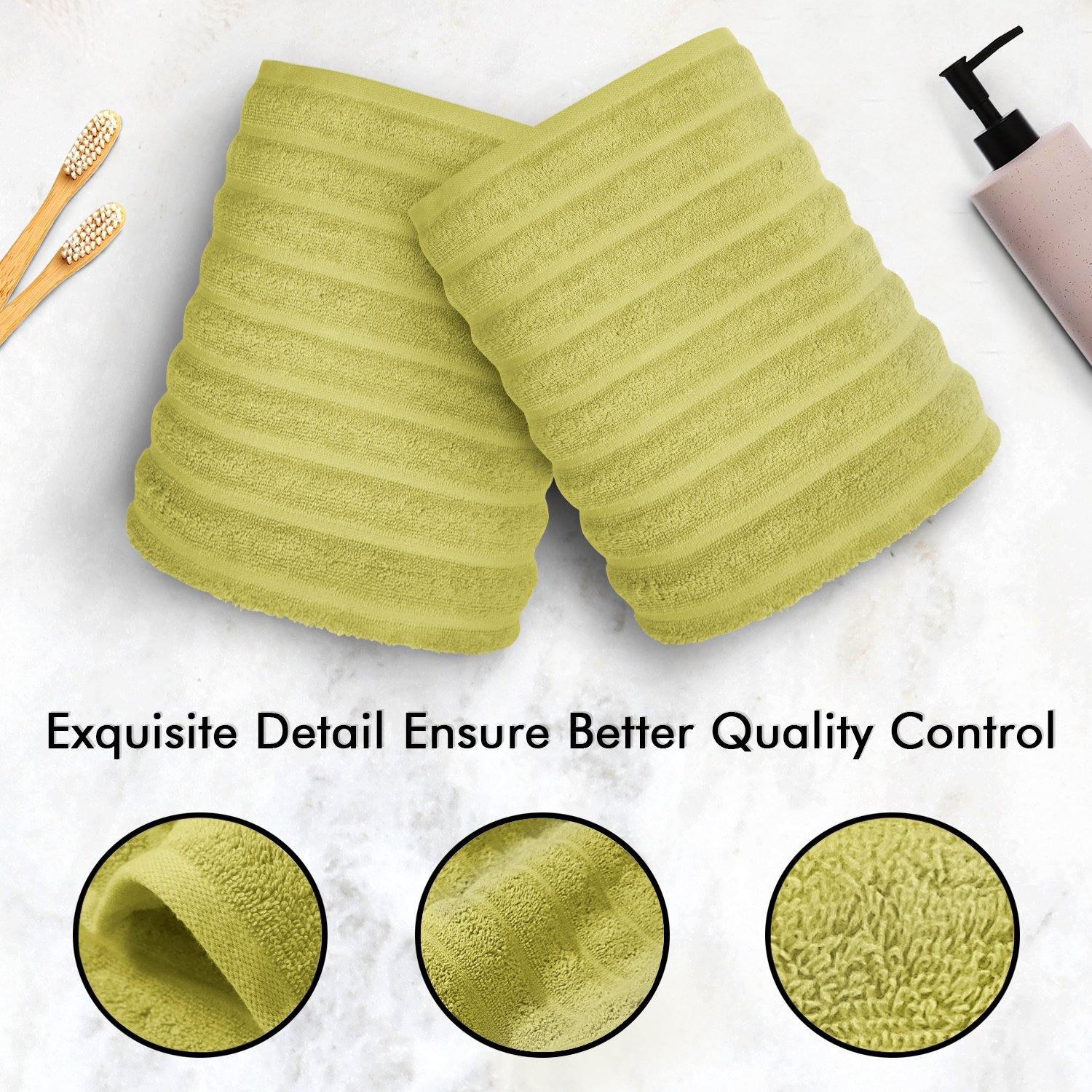 Lavish Touch 100% Cotton 650 GSM Towel Set 4 Pcs - Zenvias