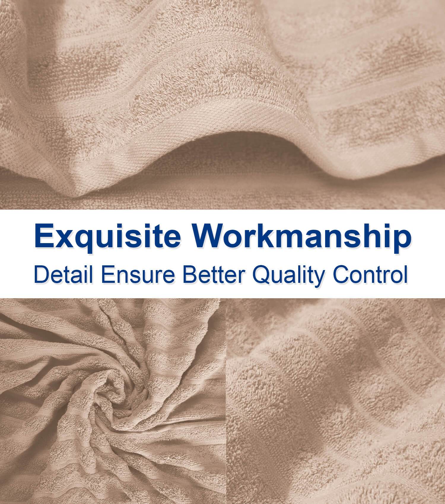 Lavish Touch 100% Cotton 650 GSM Bath Towels Pack of 4 - Zenvias