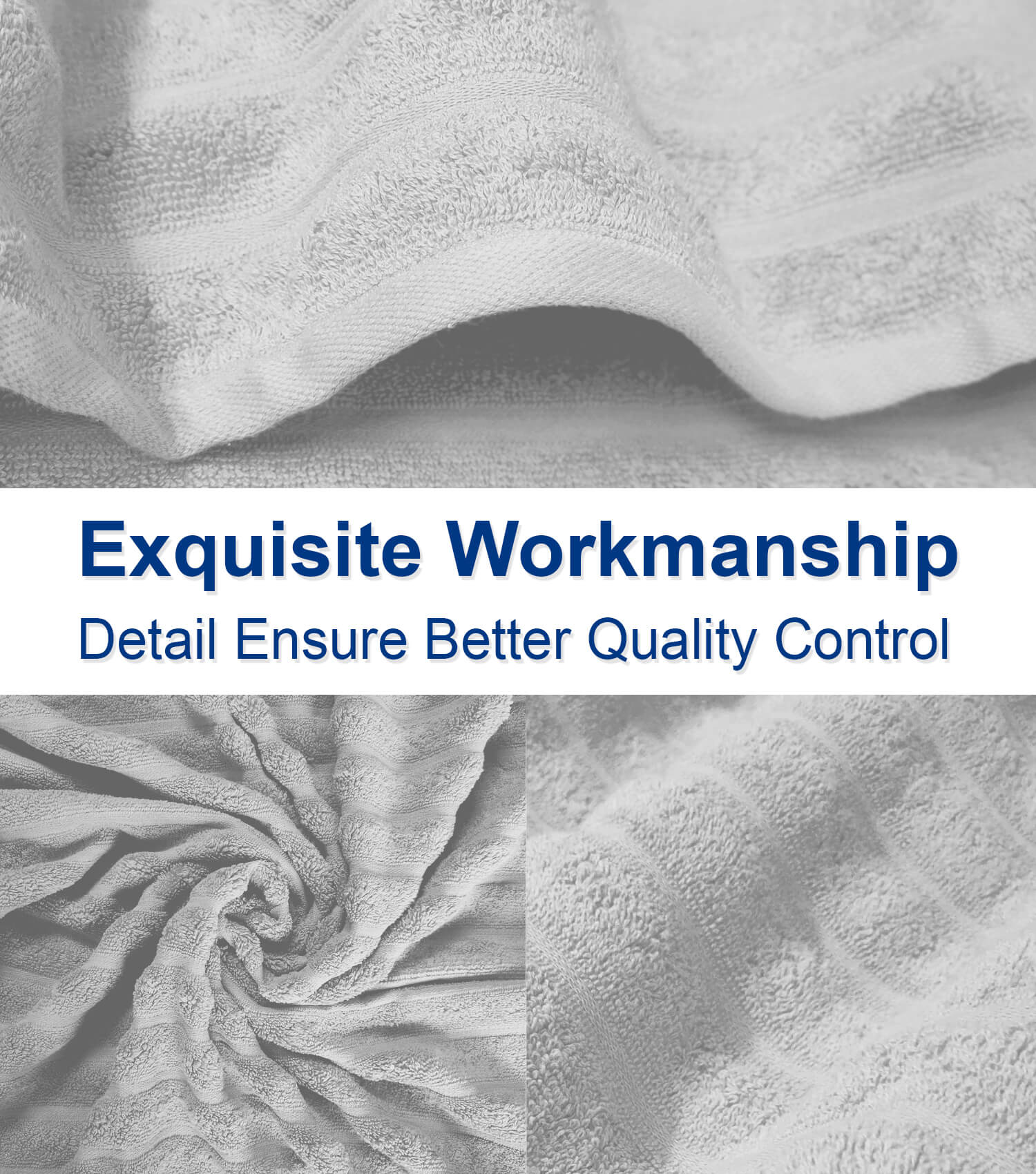 Lavish Touch 100% Cotton 650 GSM Bath Towels Pack of 4 - Zenvias