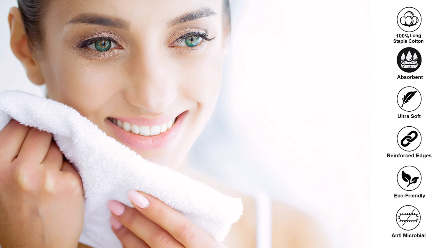 Lavish Touch 100% Cotton 650 GSM Bath Towels Pack of 4 - Zenvias