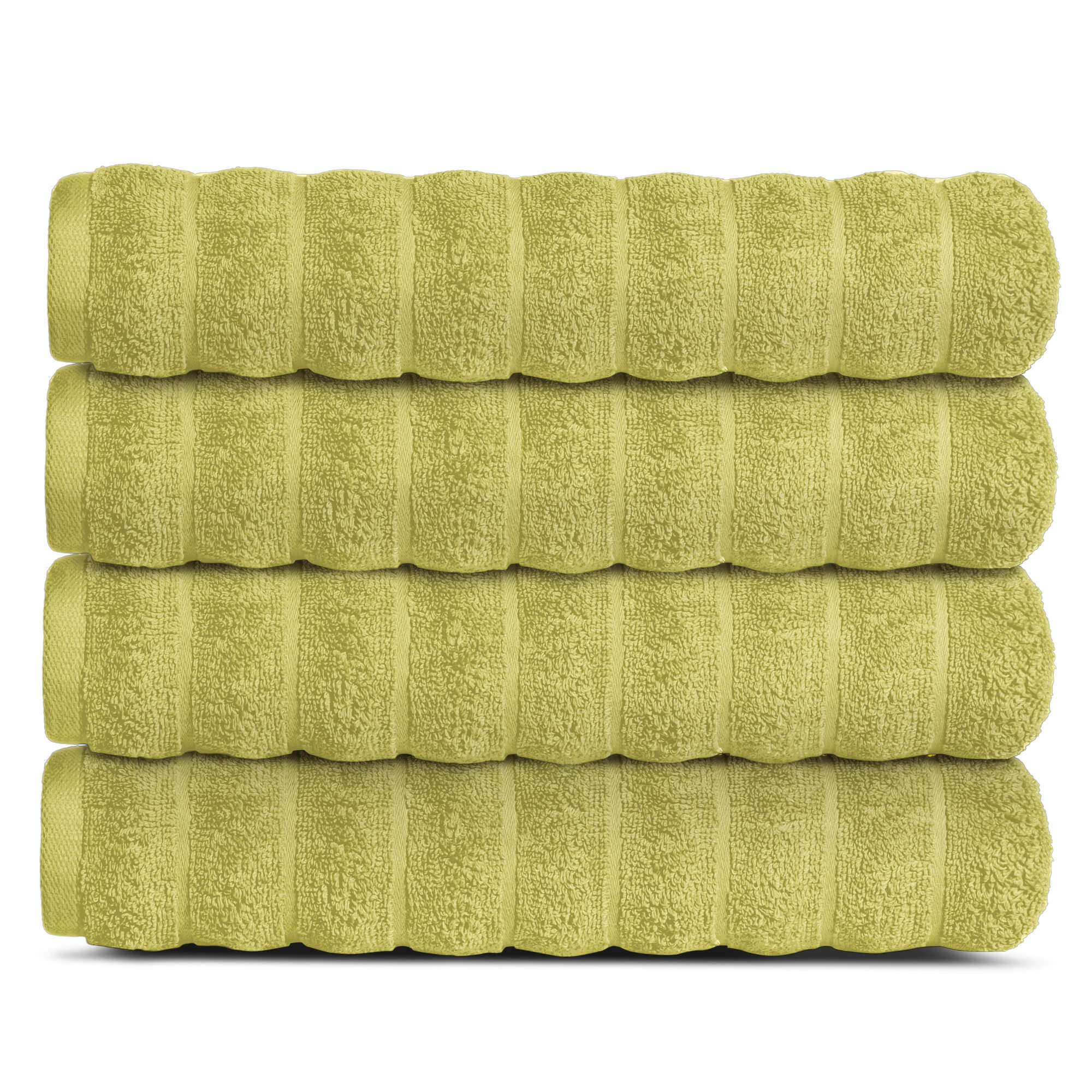 Lavish Touch 100% Cotton 650 GSM Bath Towels Pack of 4 - Zenvias