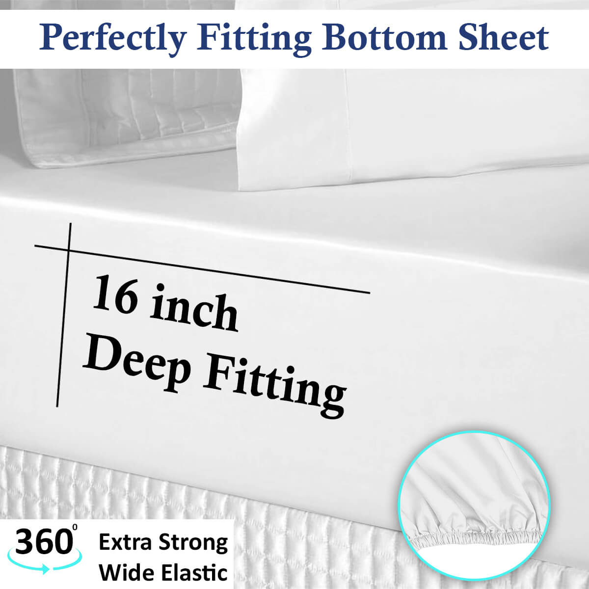 Lavish Touch 100% Cotton Microflannel Queen Sheet Set 4 Pcs - Zenvias