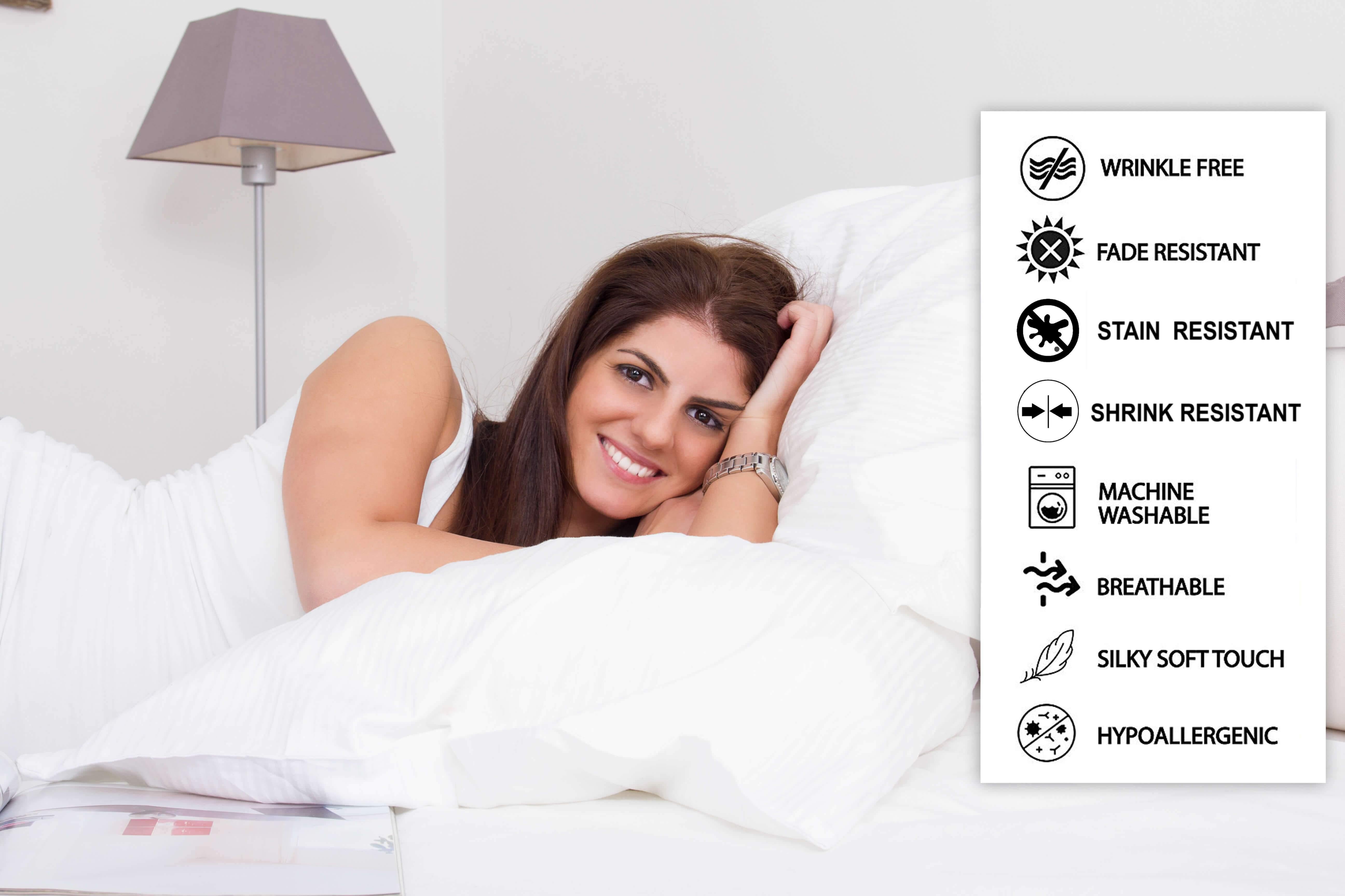 Lavish Touch 100% Cotton Microflannel Queen Sheet Set 4 Pcs - Zenvias