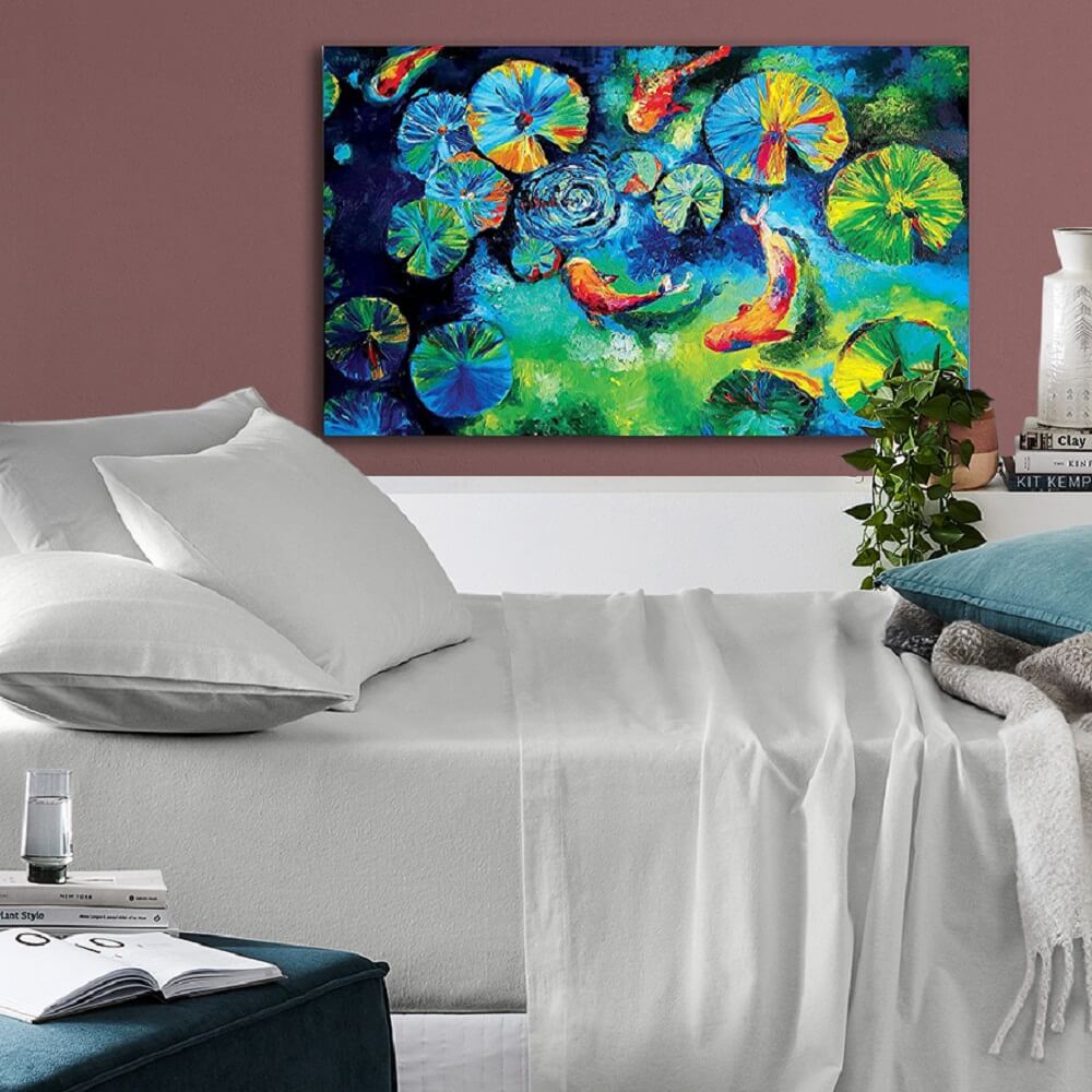 Lavish Touch 100% Cotton Microflannel Queen Sheet Set 4 Pcs - Zenvias