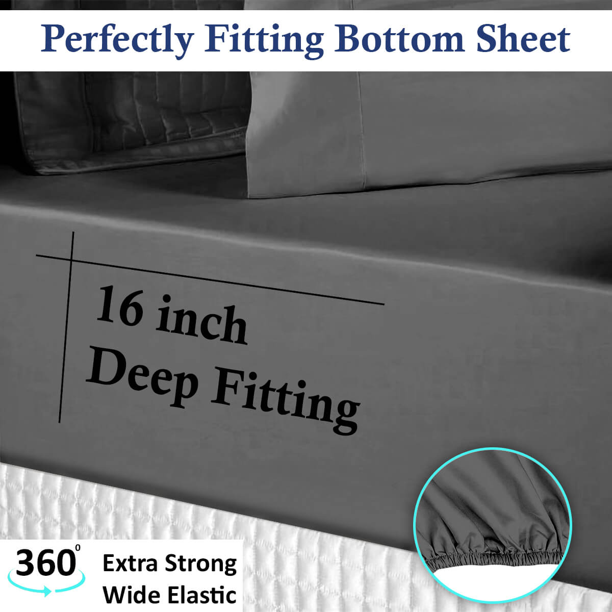 Lavish Touch 100% Cotton Microflannel Queen Sheet Set 4 Pcs - Zenvias