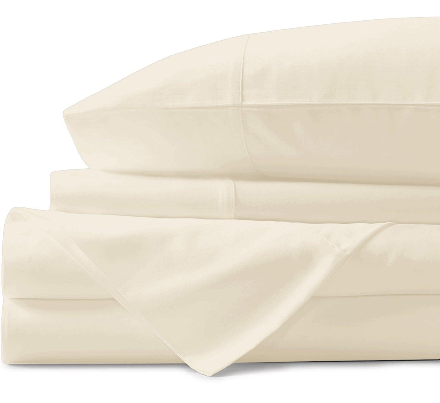 Lavish Touch 100% Cotton Mega King Bed 4pc Sheet Set - Mushroom - Zenvias