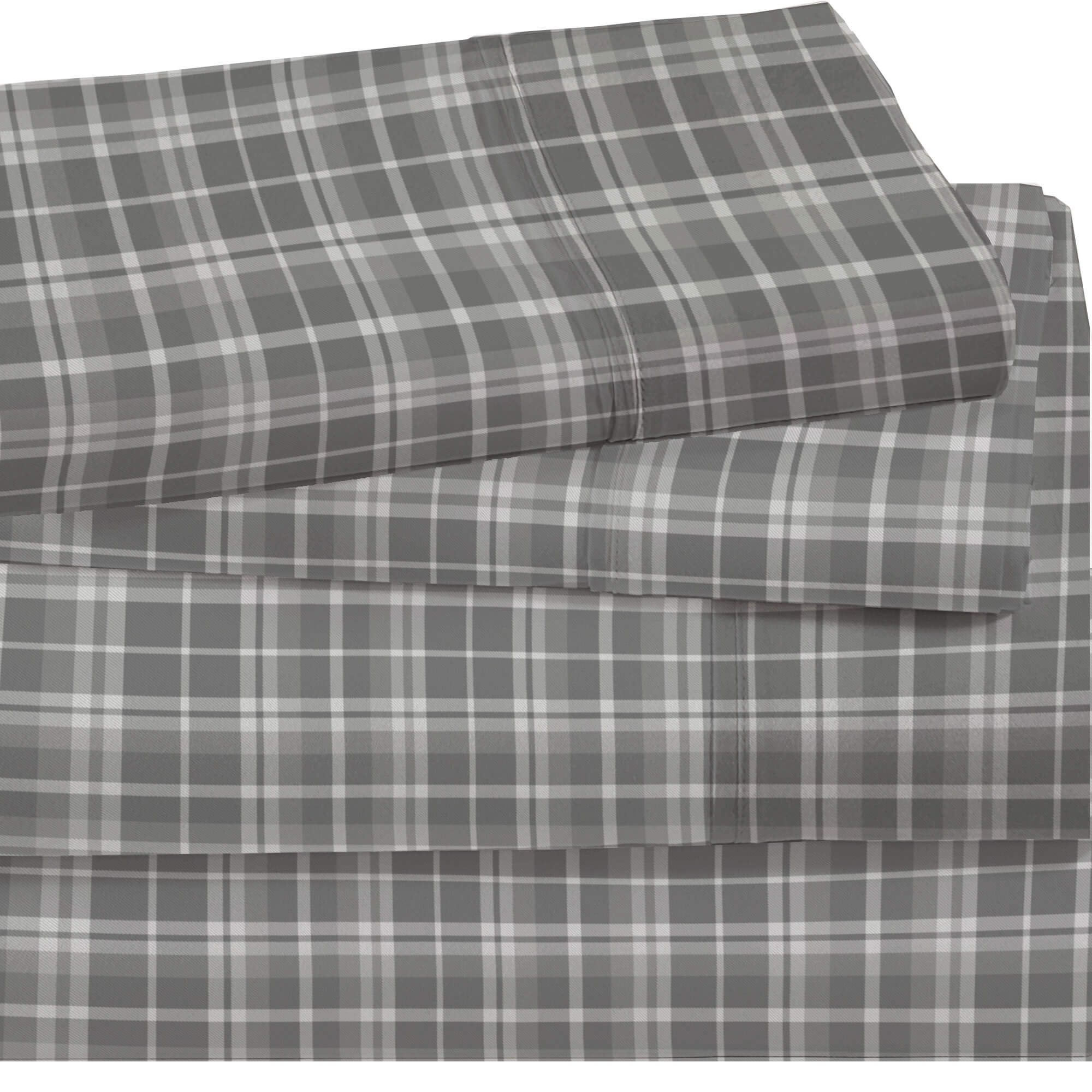 Lavish Touch 100% Cotton Flannel Queen Sheet Set Pack of 4 - Zenvias