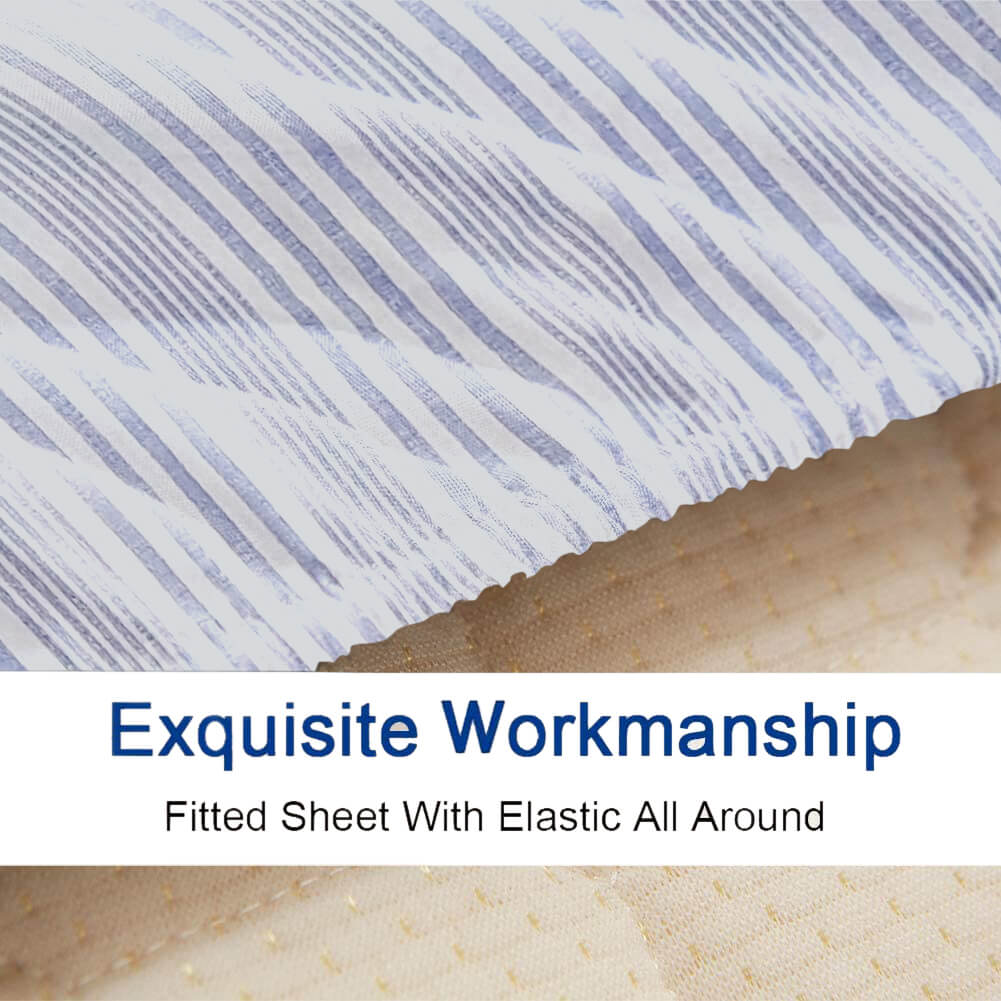 Lavish Touch 100% Cotton Flannel Queen Sheet Set Pack of 4 - Zenvias