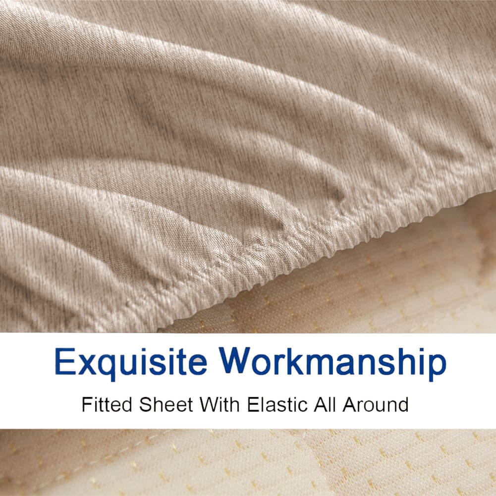 Lavish Touch 100% Cotton Flannel Queen Sheet Set Pack of 4 - Zenvias