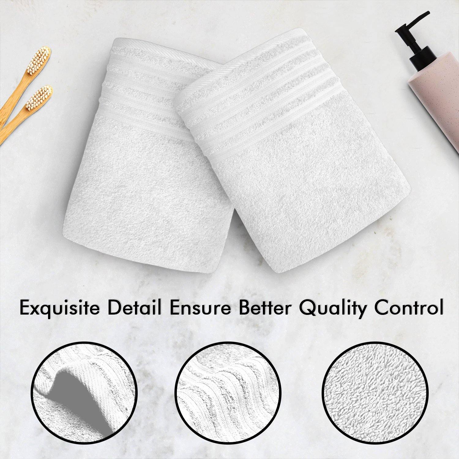 Lavish Touch 100% Cotton 500 GSM Aurelia Towel Set - Zenvias