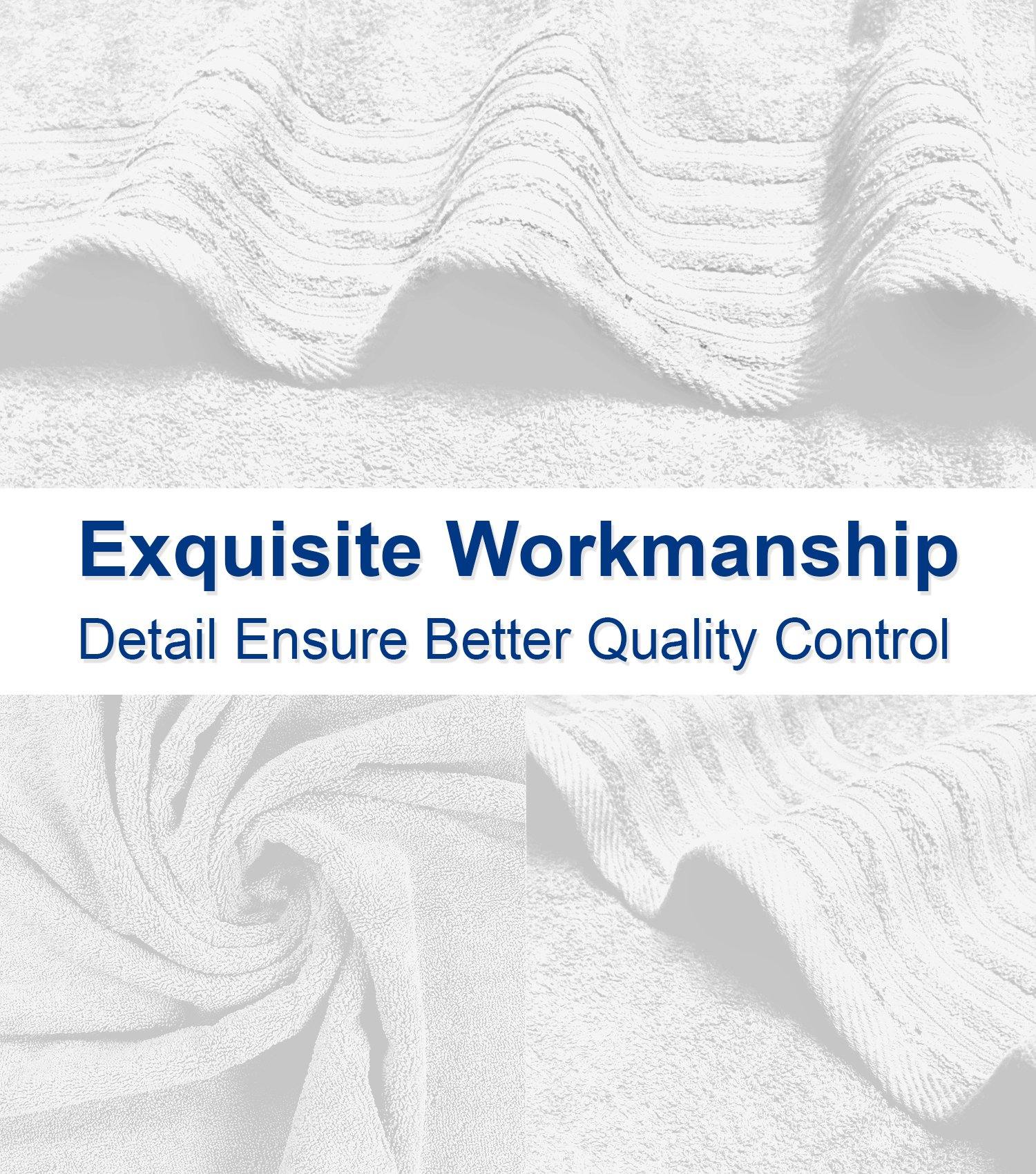 Lavish Touch 100% Cotton 500 GSM Aurelia Towel Set - Zenvias