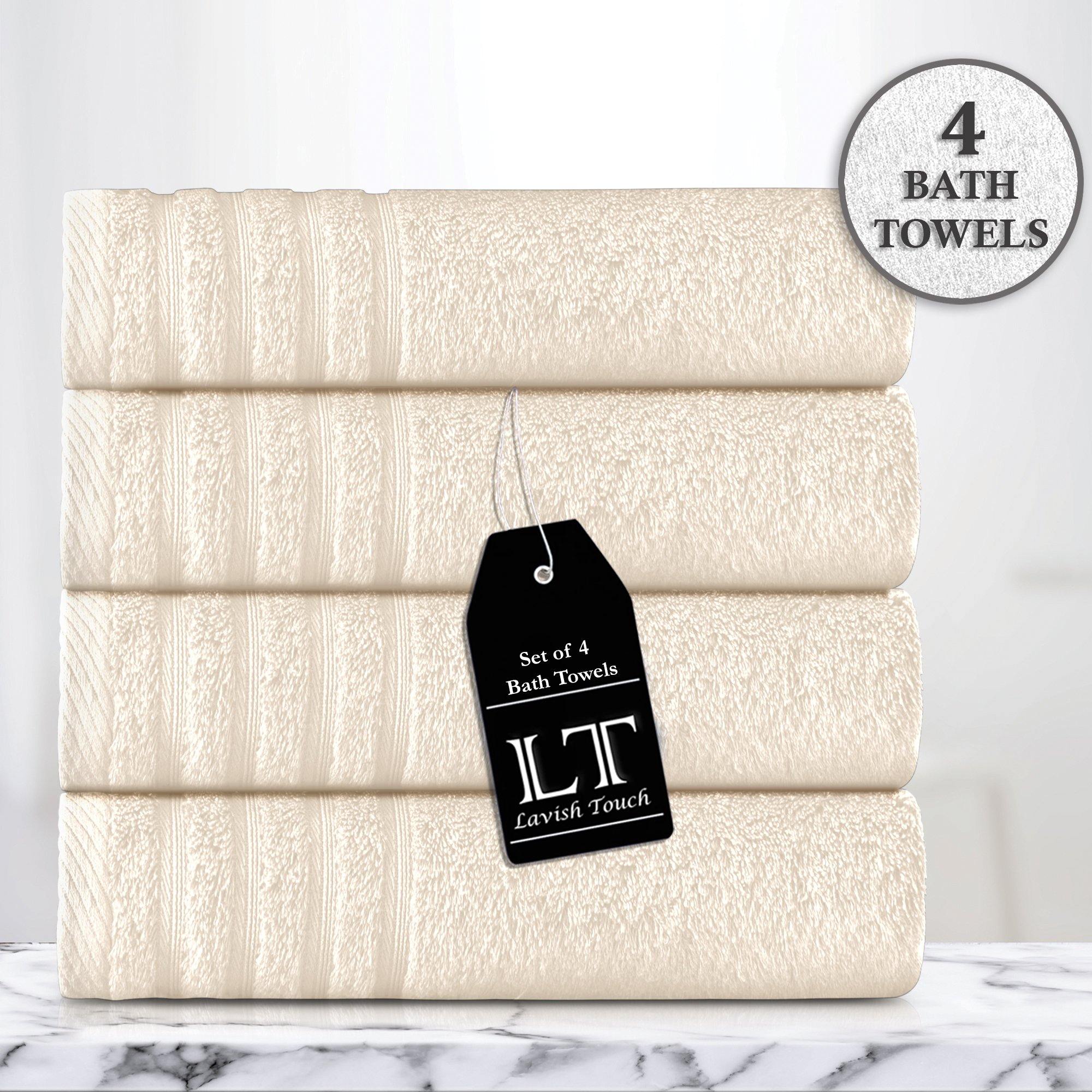 Lavish Touch 100% Cotton 500 GSM Aurelia Towel Set - Zenvias