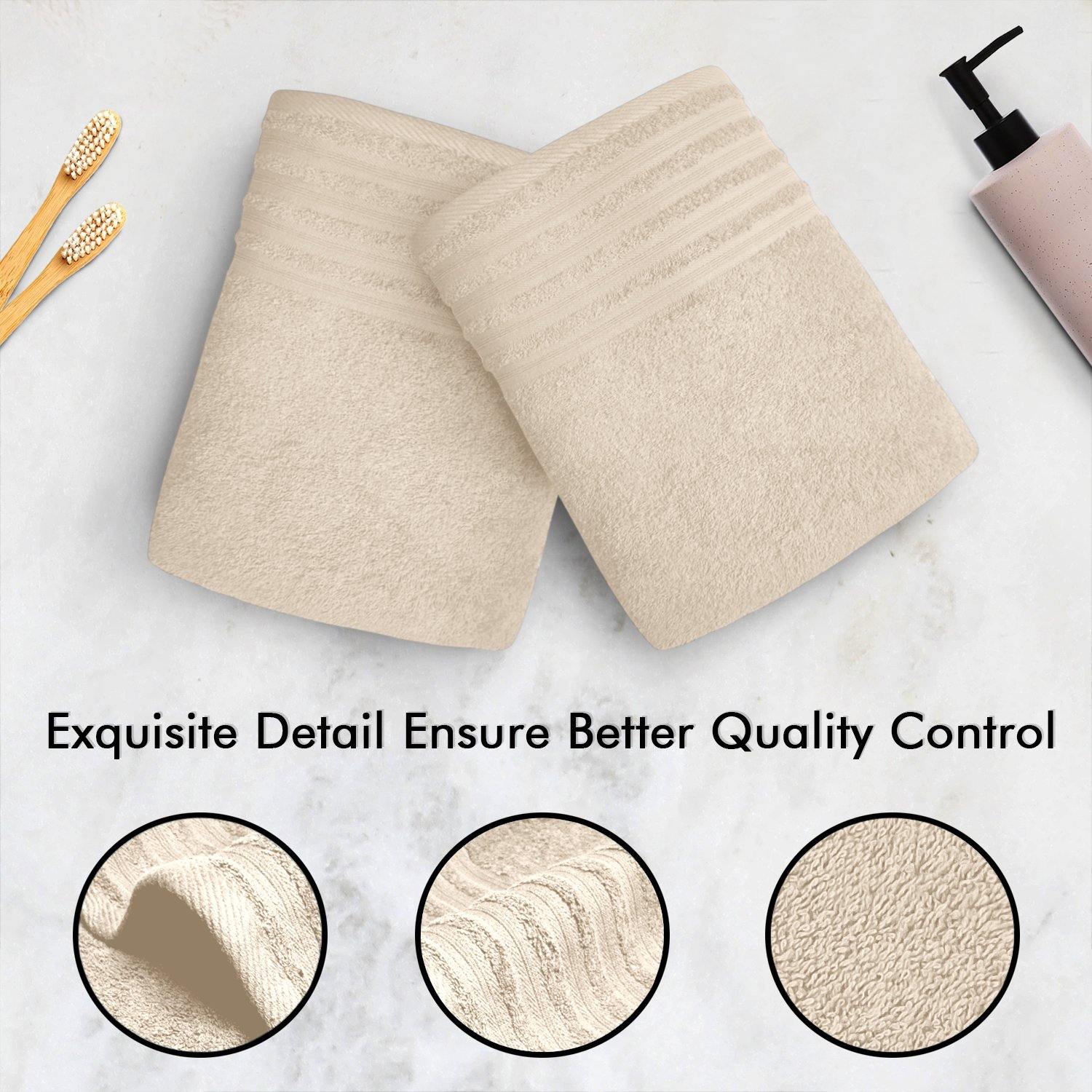 Lavish Touch 100% Cotton 500 GSM Aurelia Towel Set - Zenvias