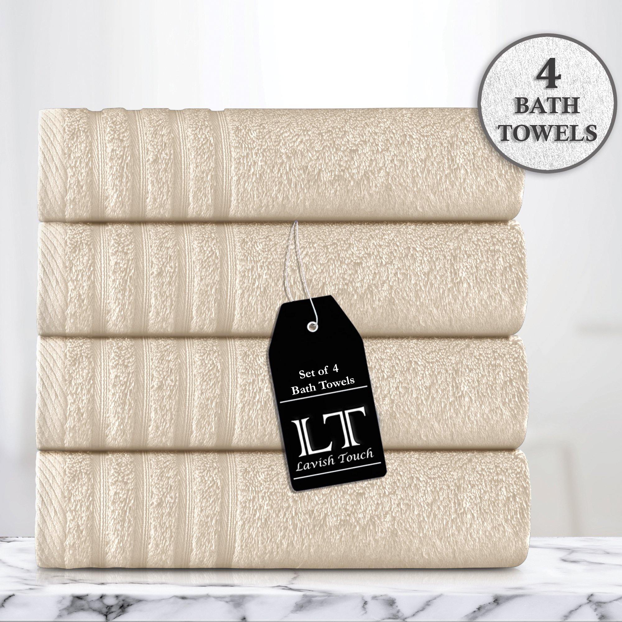 Lavish Touch 100% Cotton 500 GSM Aurelia Towel Set - Zenvias