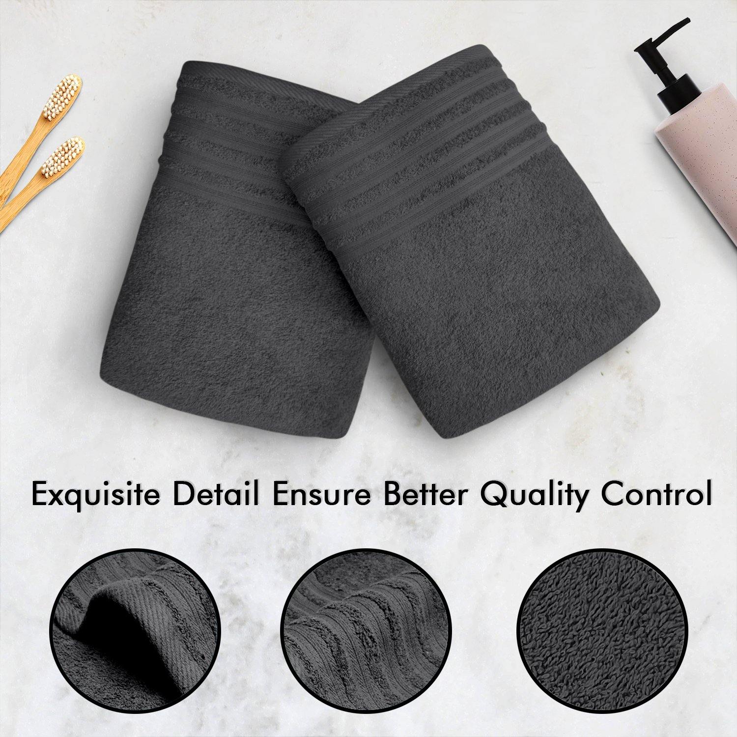 Lavish Touch 100% Cotton 500 GSM Aurelia Towel Set - Zenvias