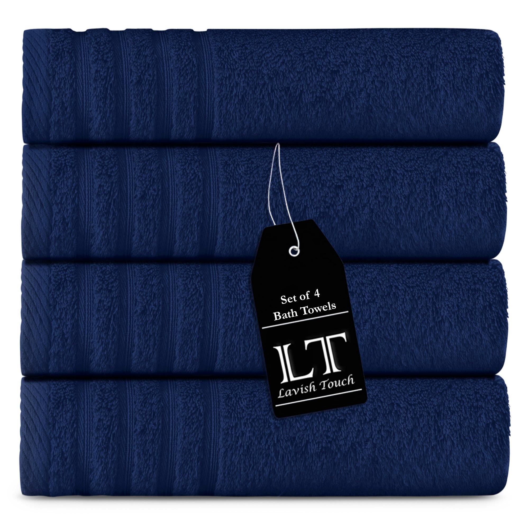 Lavish Touch 100% Cotton 500 GSM Aurelia Towel Set - Zenvias