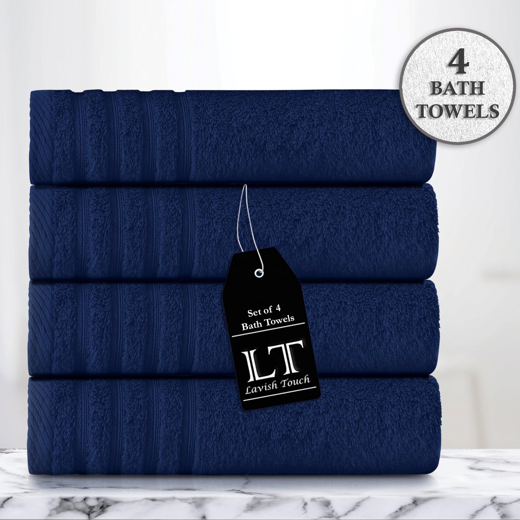 Lavish Touch 100% Cotton 500 GSM Aurelia Towel Set - Zenvias