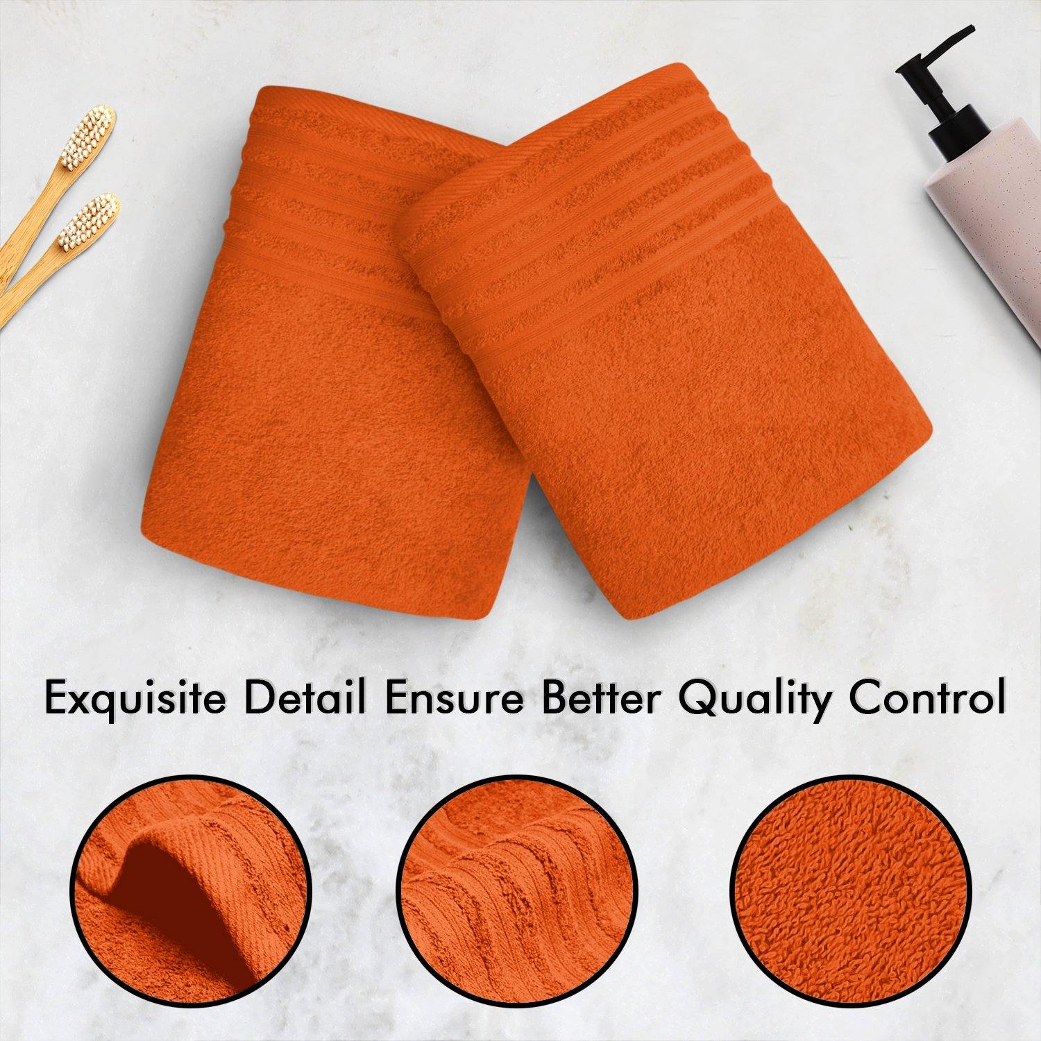 Lavish Touch 100% Cotton 500 GSM Aurelia Towel Set - Zenvias