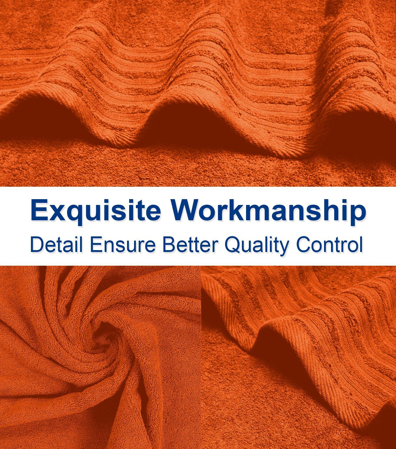 Lavish Touch 100% Cotton 500 GSM Aurelia Towel Set - Zenvias