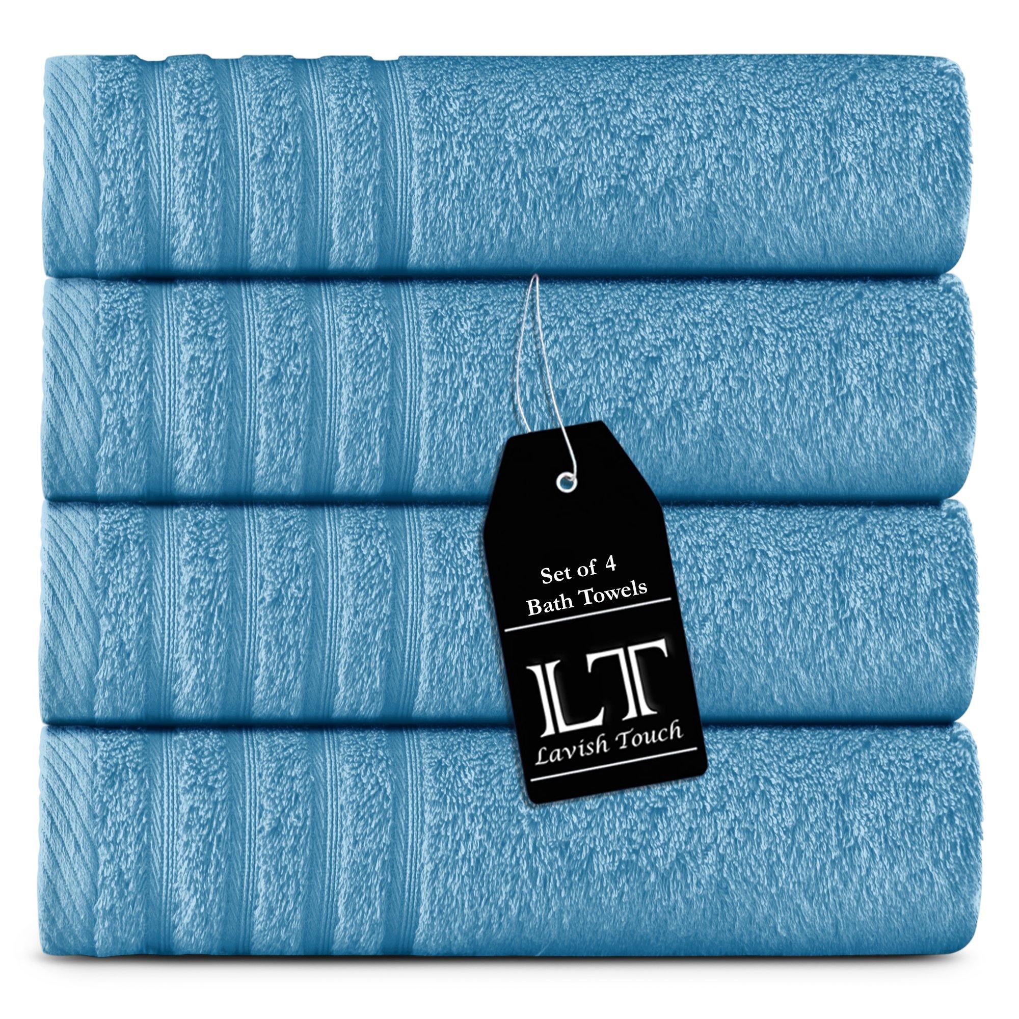 Lavish Touch 100% Cotton 500 GSM Aurelia Towel Set - Zenvias