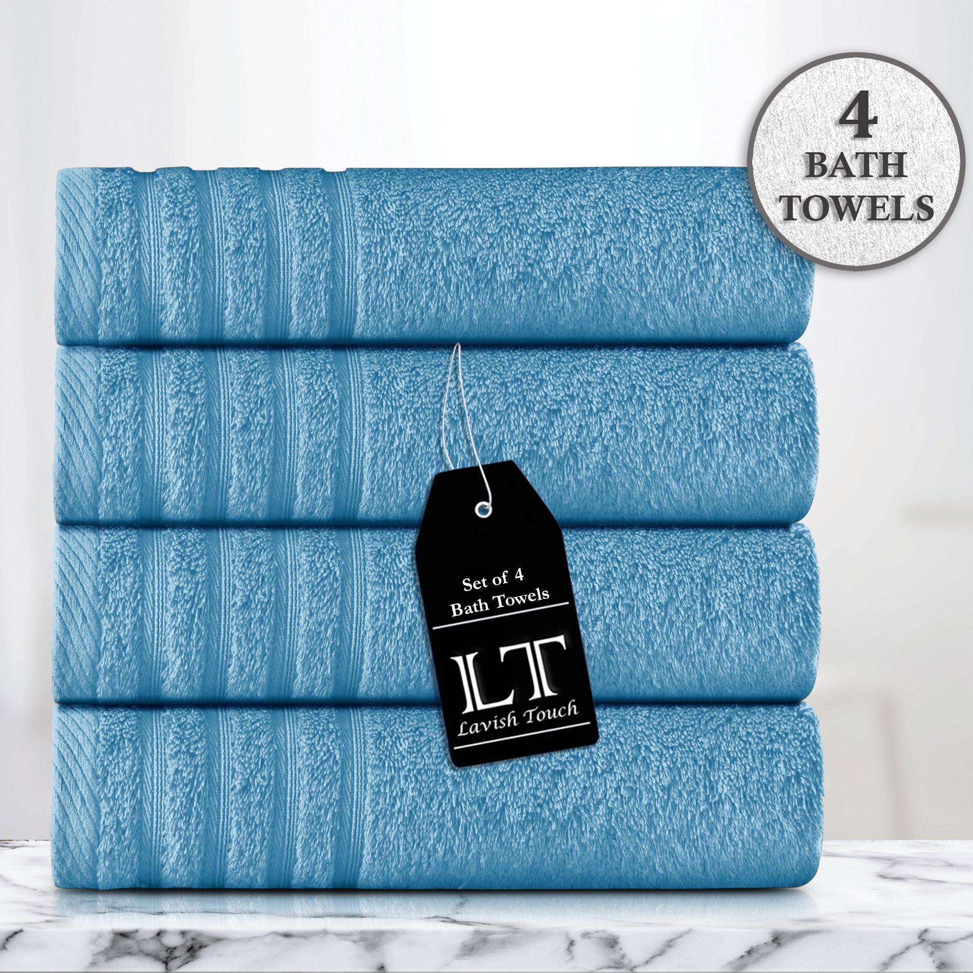 Lavish Touch 100% Cotton 500 GSM Aurelia Towel Set - Zenvias