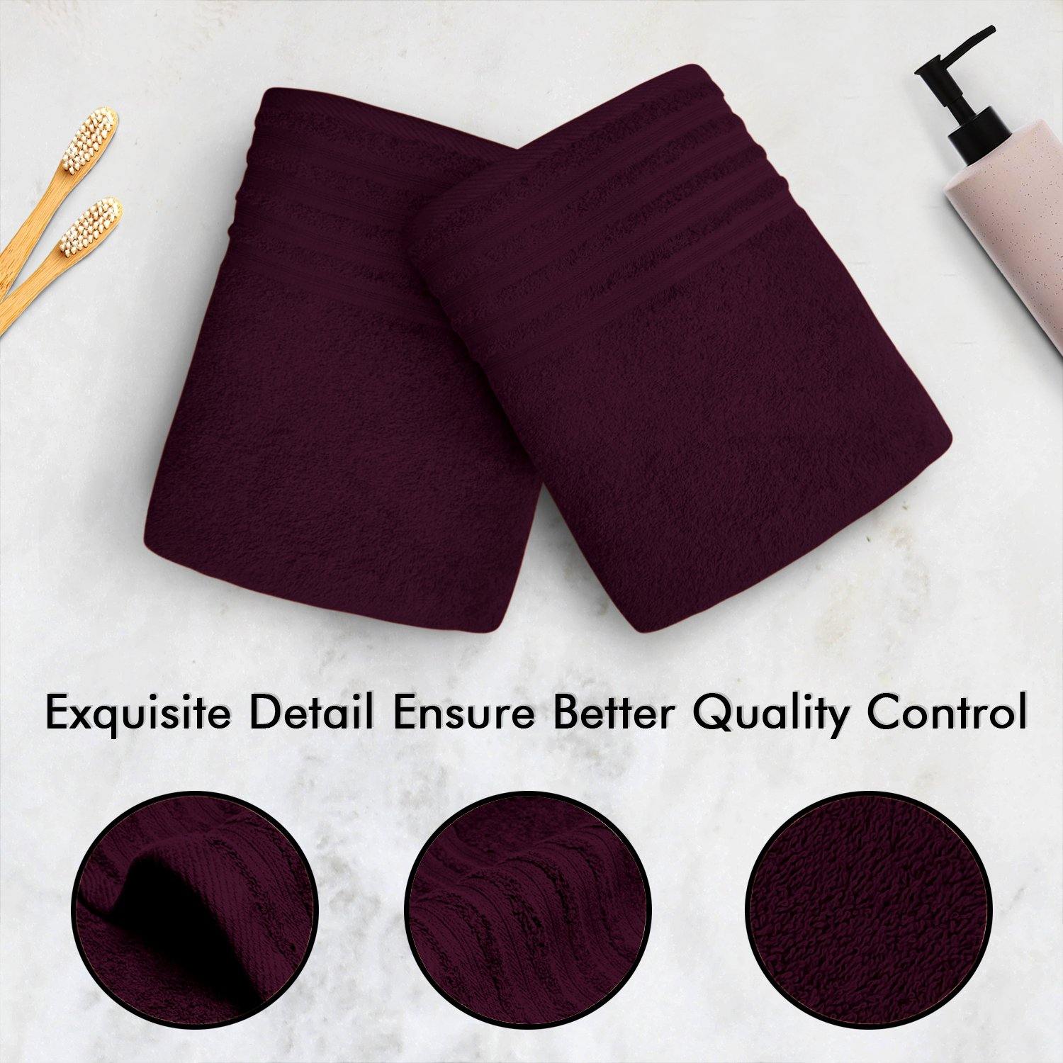 Lavish Touch 100% Cotton 500 GSM Aurelia Towel Set - Zenvias