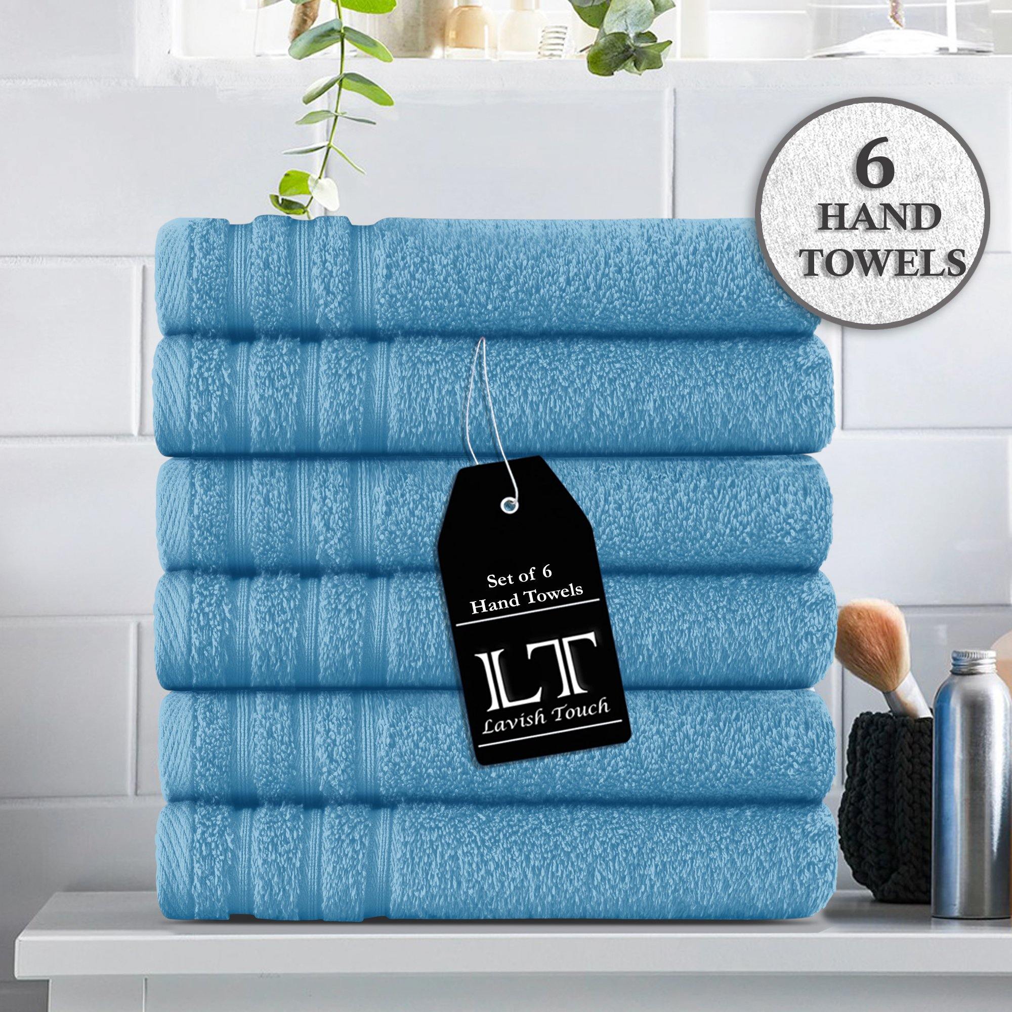 Lavish Touch 100% Cotton 500 GSM Aurelia Towel Set - Zenvias