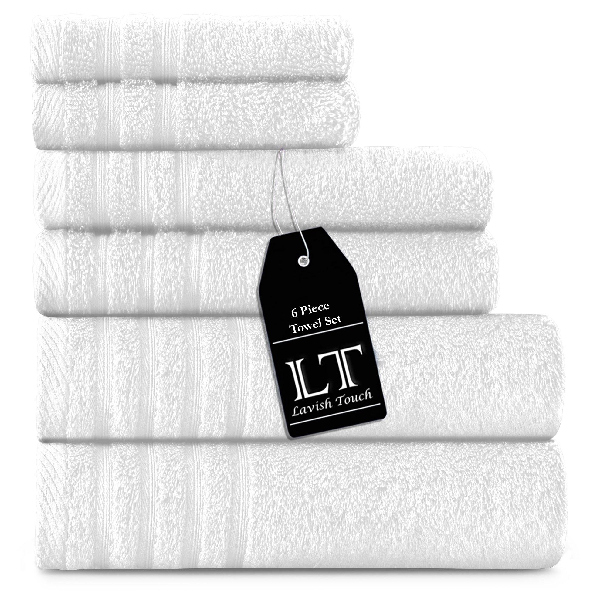 Lavish Touch 100% Cotton 500 GSM Aurelia Towel Set - Zenvias