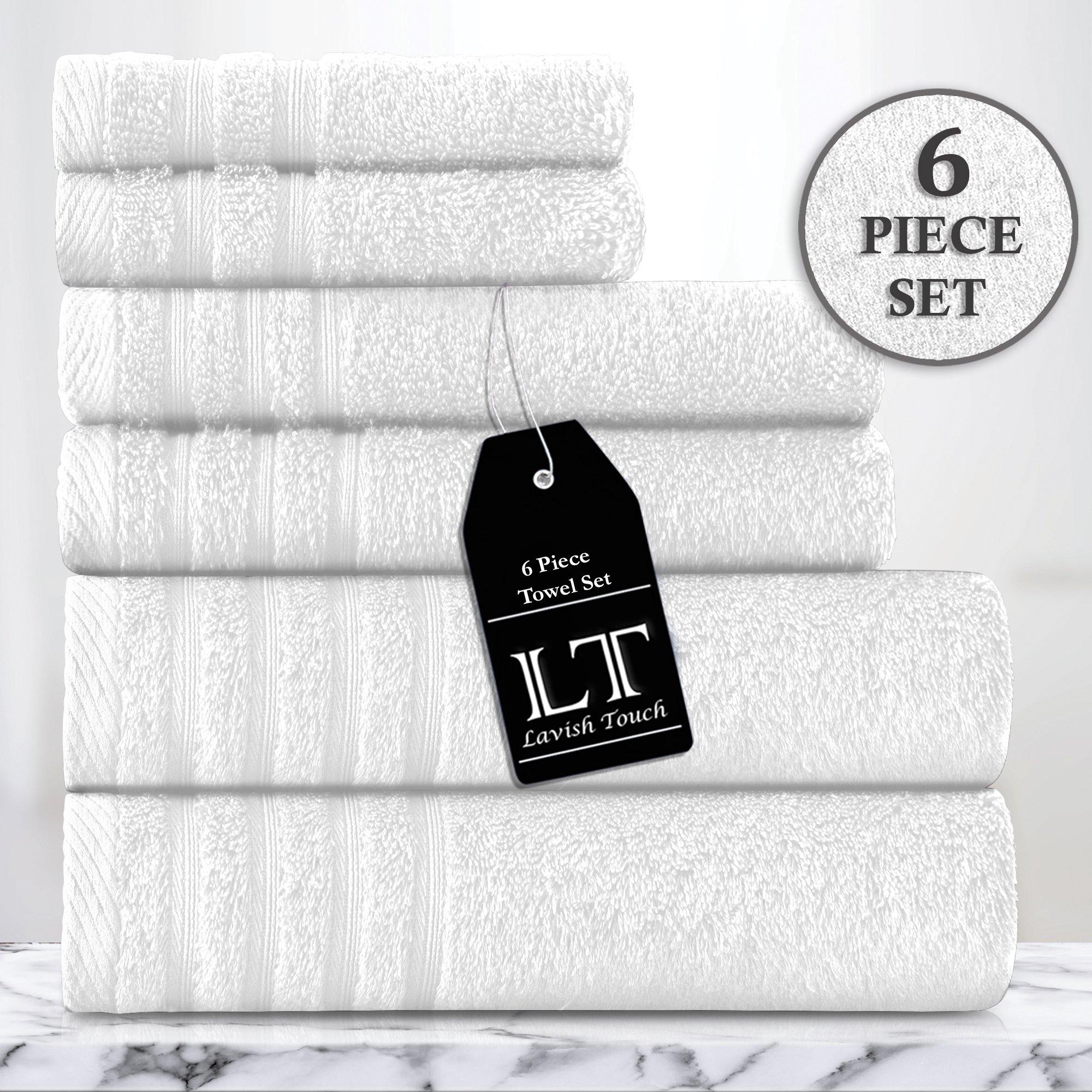 Lavish Touch 100% Cotton 500 GSM Aurelia Towel Set - Zenvias