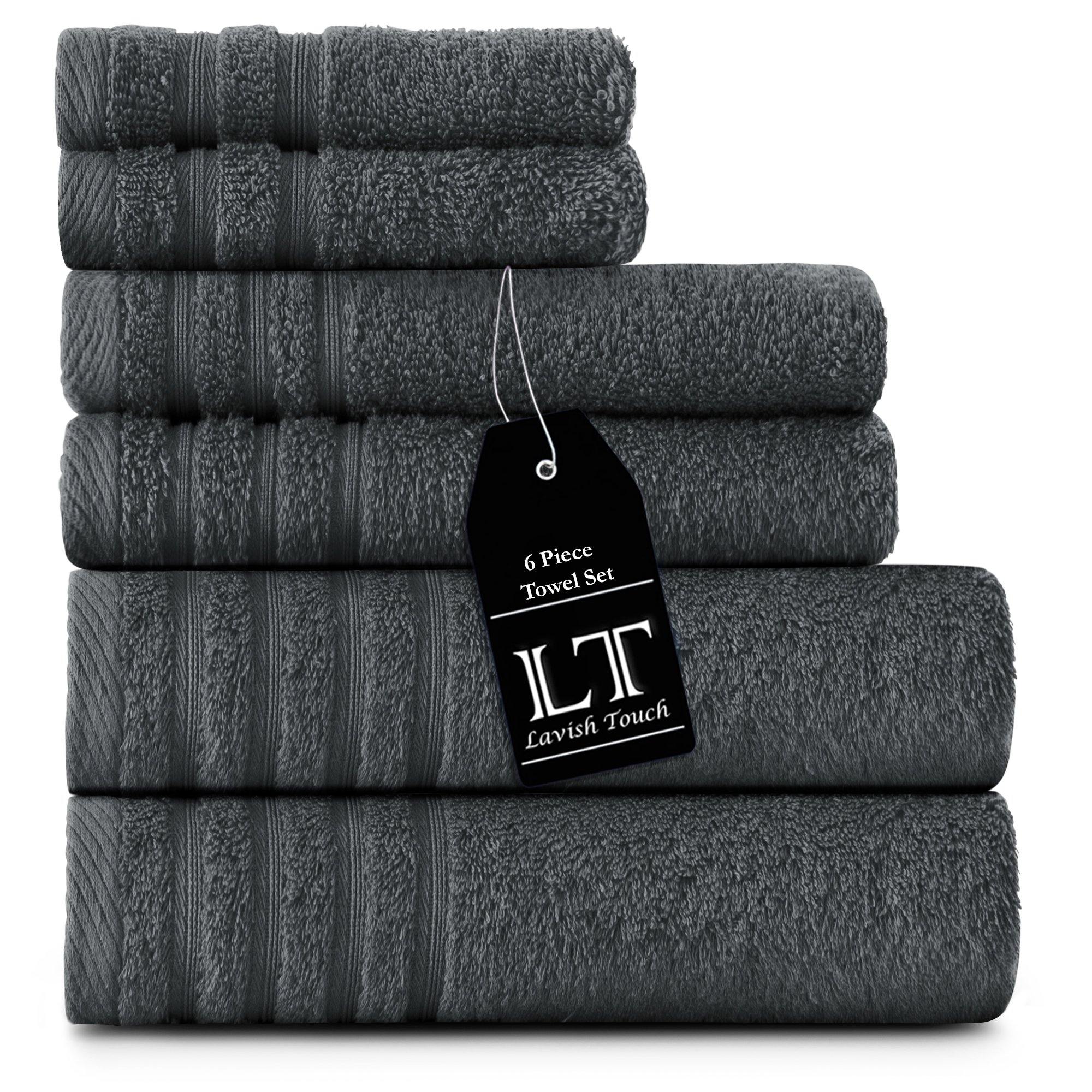 Lavish Touch 100% Cotton 500 GSM Aurelia Towel Set - Zenvias