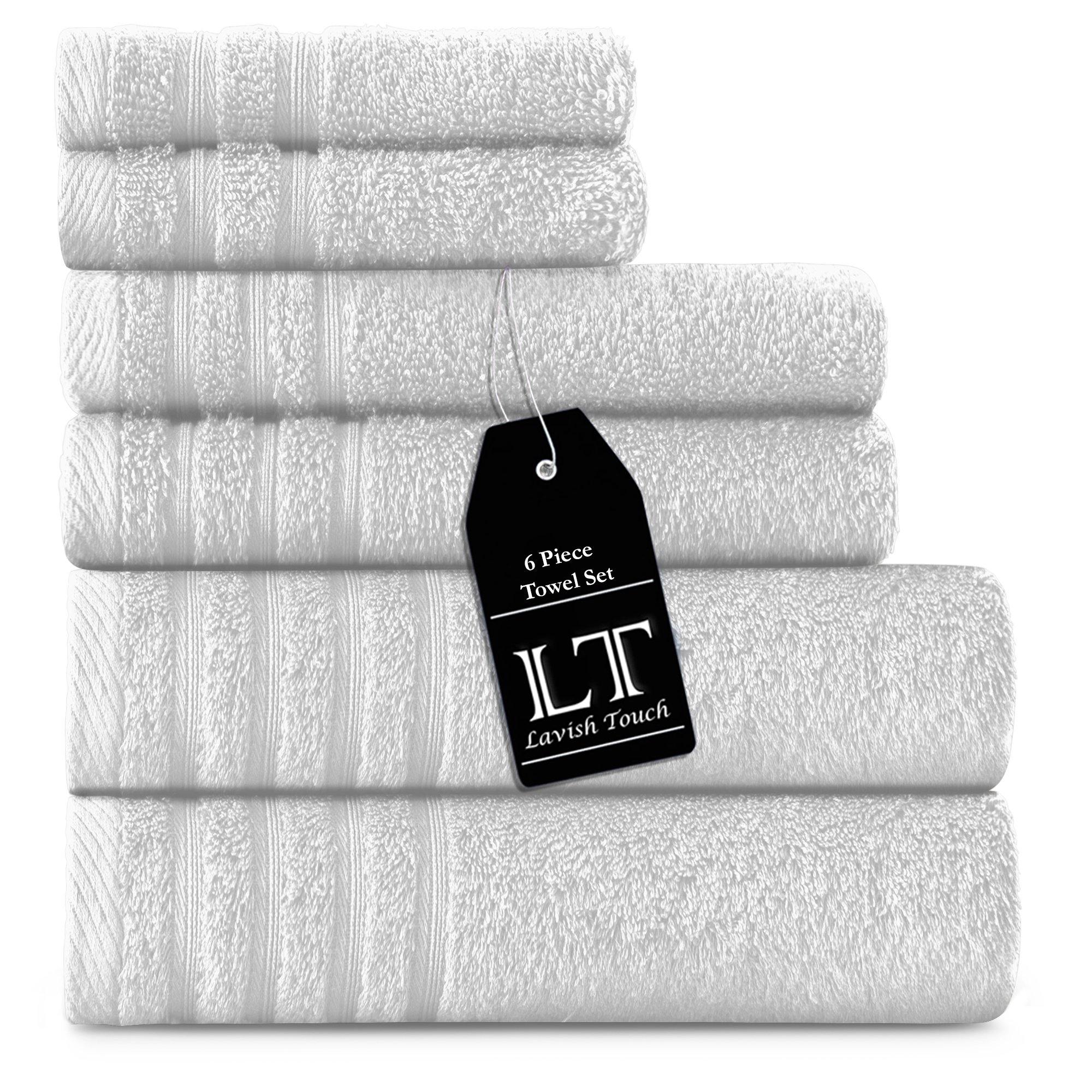 Lavish Touch 100% Cotton 500 GSM Aurelia Towel Set - Zenvias