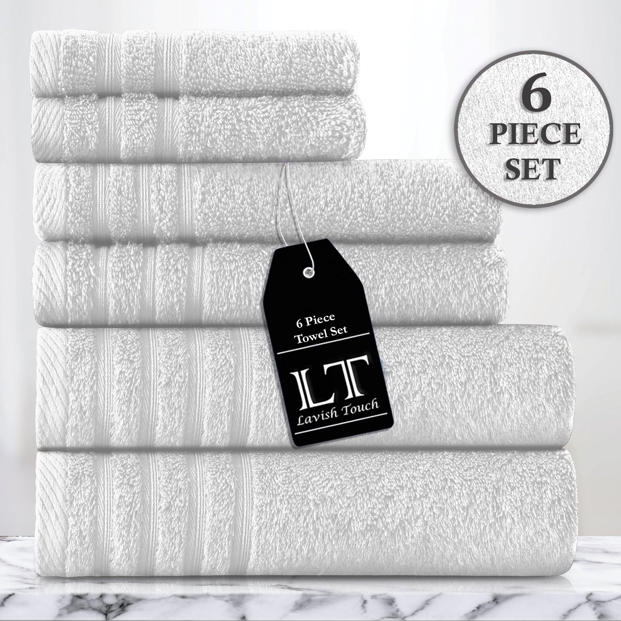 Lavish Touch 100% Cotton 500 GSM Aurelia Towel Set - Zenvias