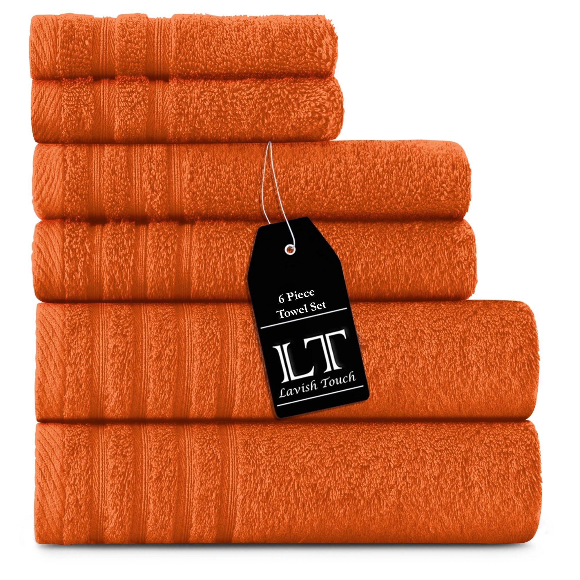 Lavish Touch 100% Cotton 500 GSM Aurelia Towel Set - Zenvias