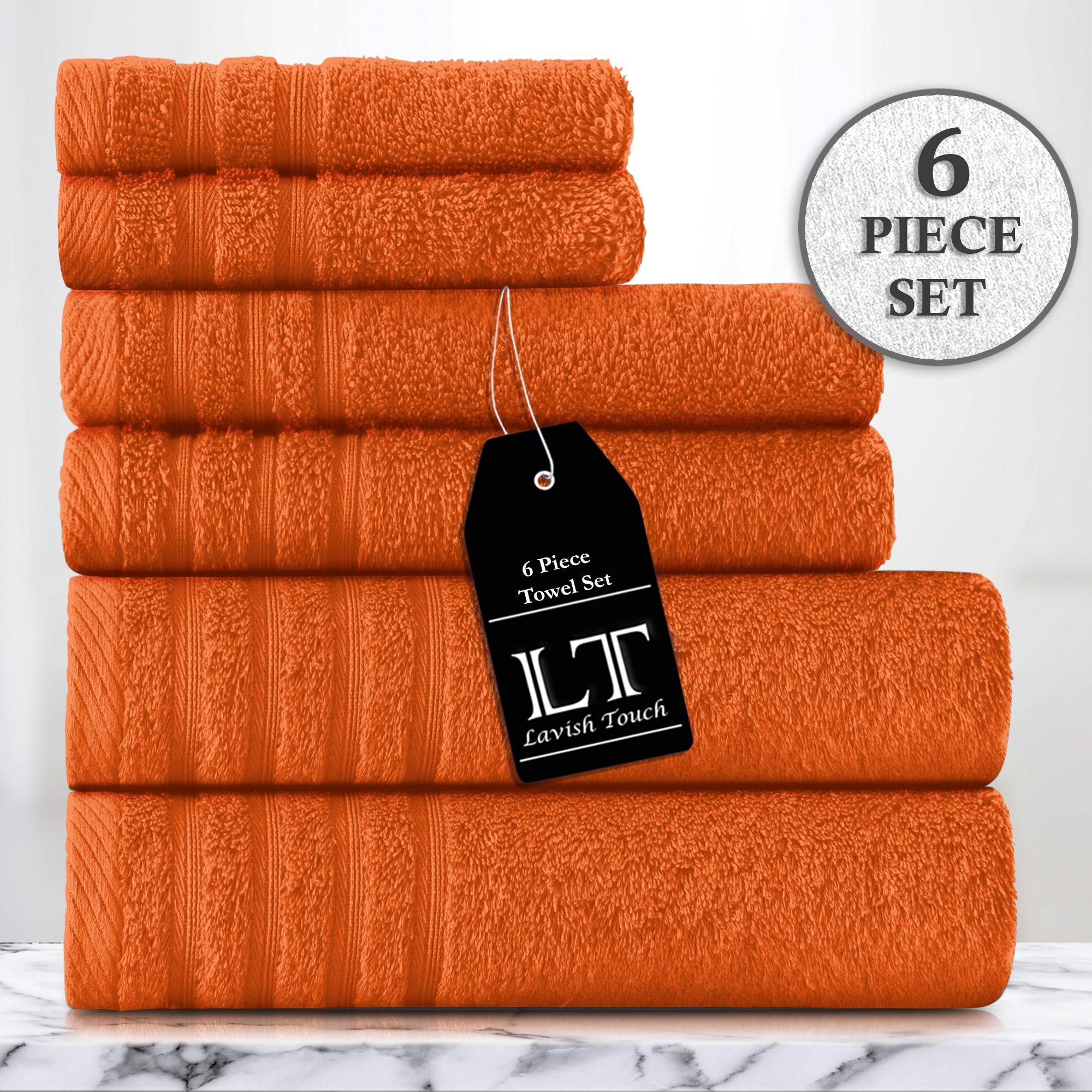 Lavish Touch 100% Cotton 500 GSM Aurelia Towel Set - Zenvias