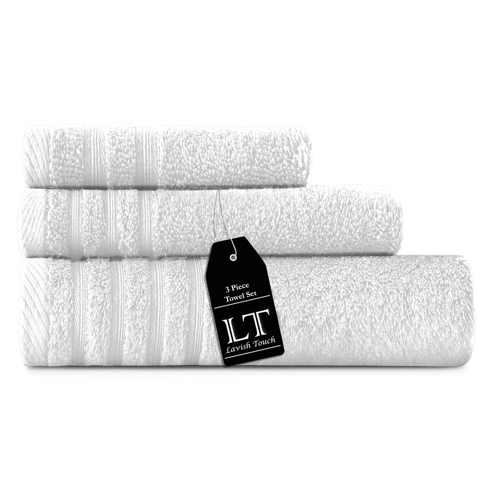 Lavish Touch 100% Cotton 500 GSM Aurelia Towel Set - Zenvias