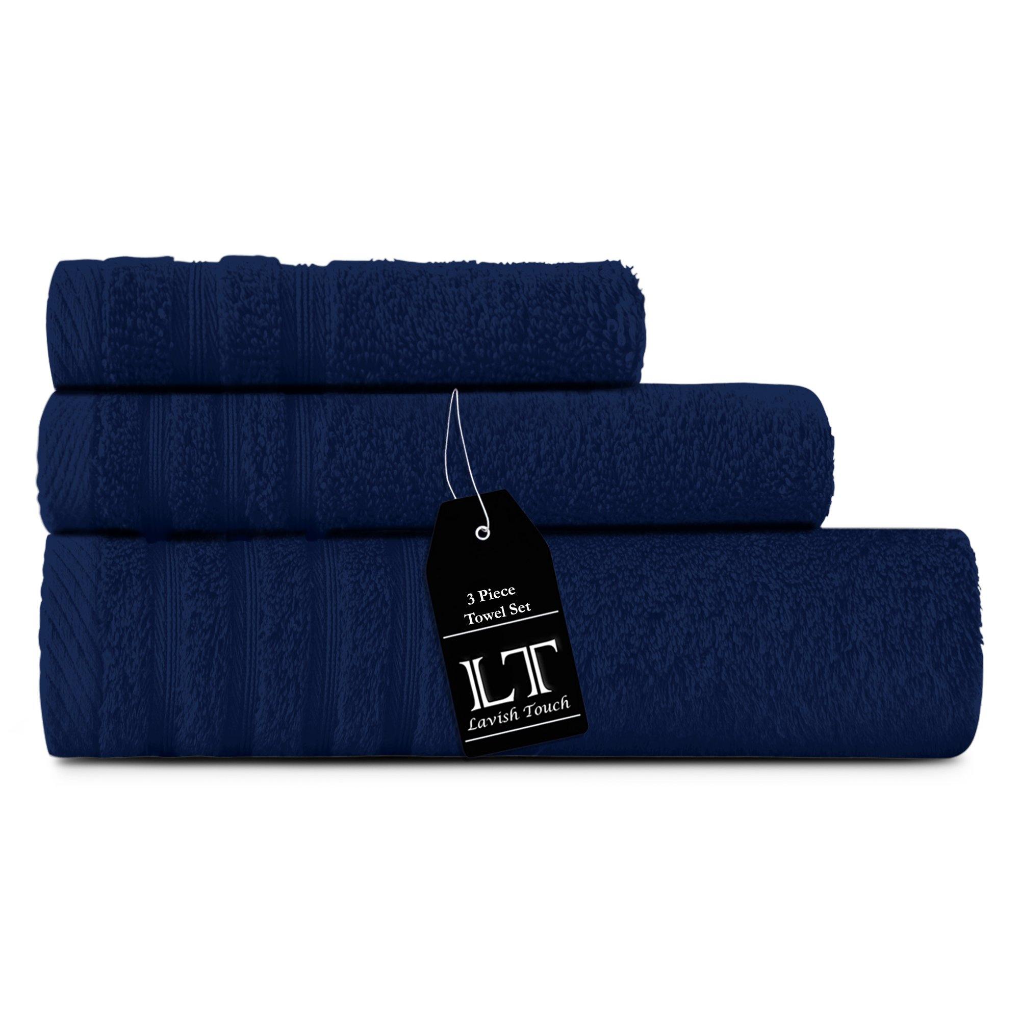 Lavish Touch 100% Cotton 500 GSM Aurelia Towel Set - Zenvias
