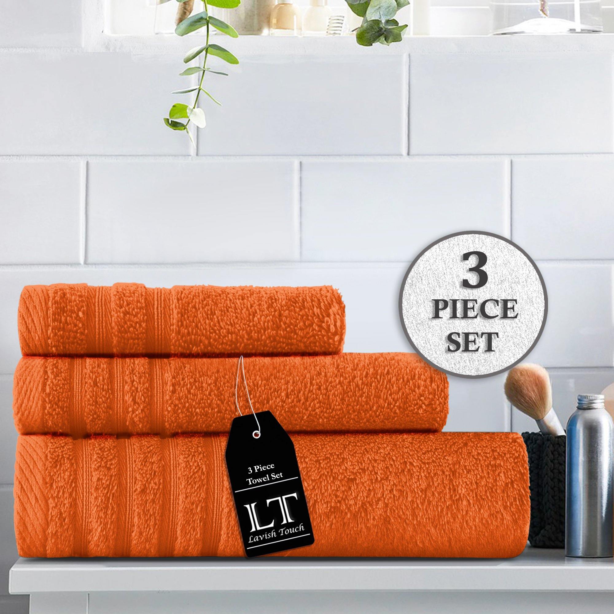 Lavish Touch 100% Cotton 500 GSM Aurelia Towel Set - Zenvias