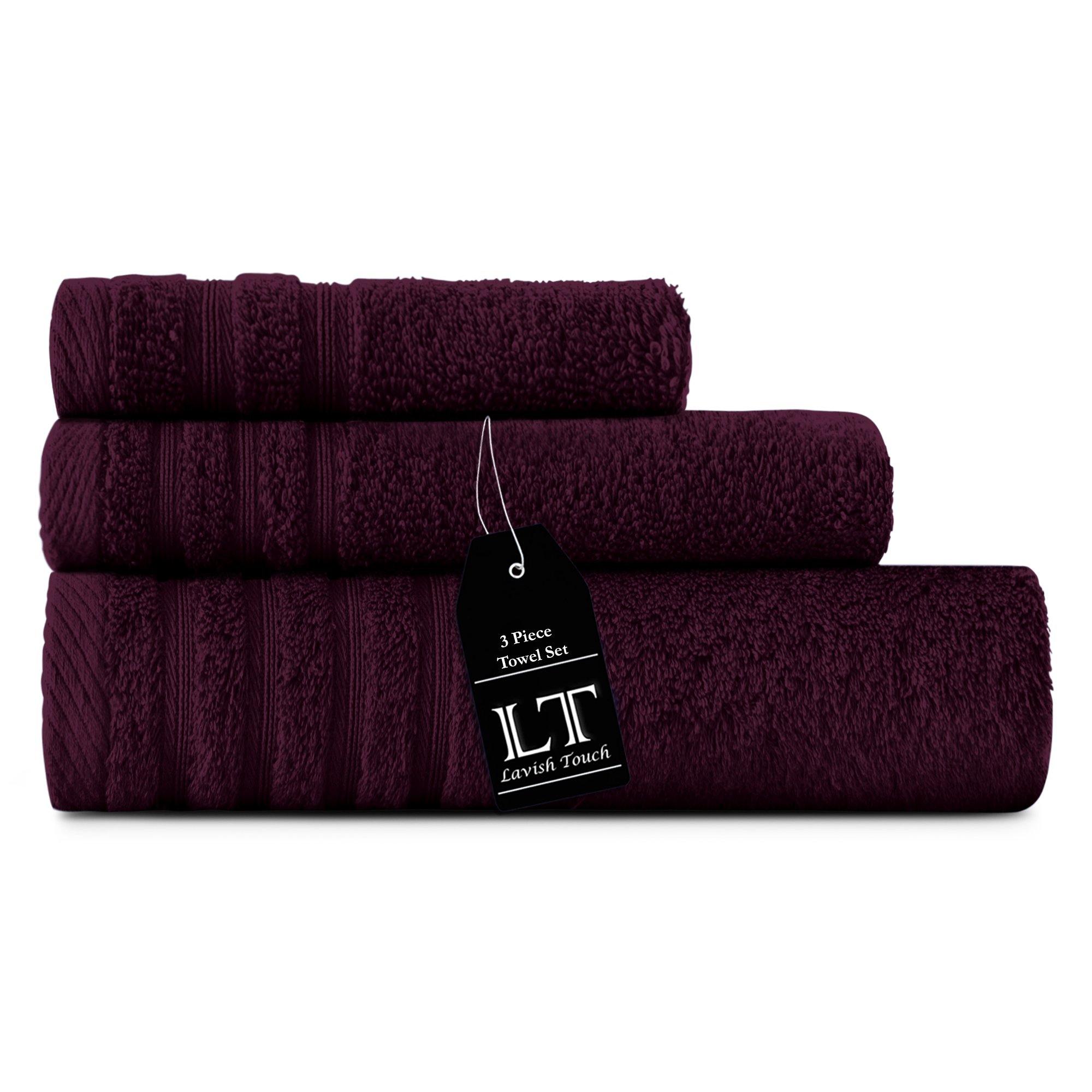 Lavish Touch 100% Cotton 500 GSM Aurelia Towel Set - Zenvias