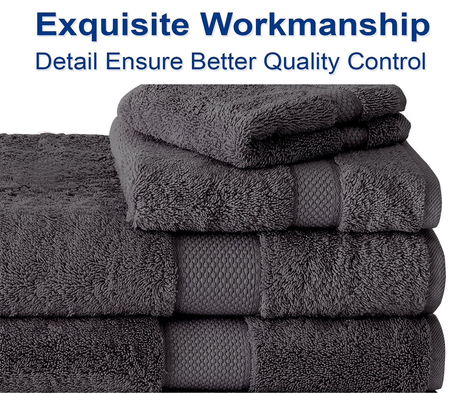 Lavish Touch 100% Cotton 600 GSM Aerocore Pack of 72 Wash Towels - Zenvias