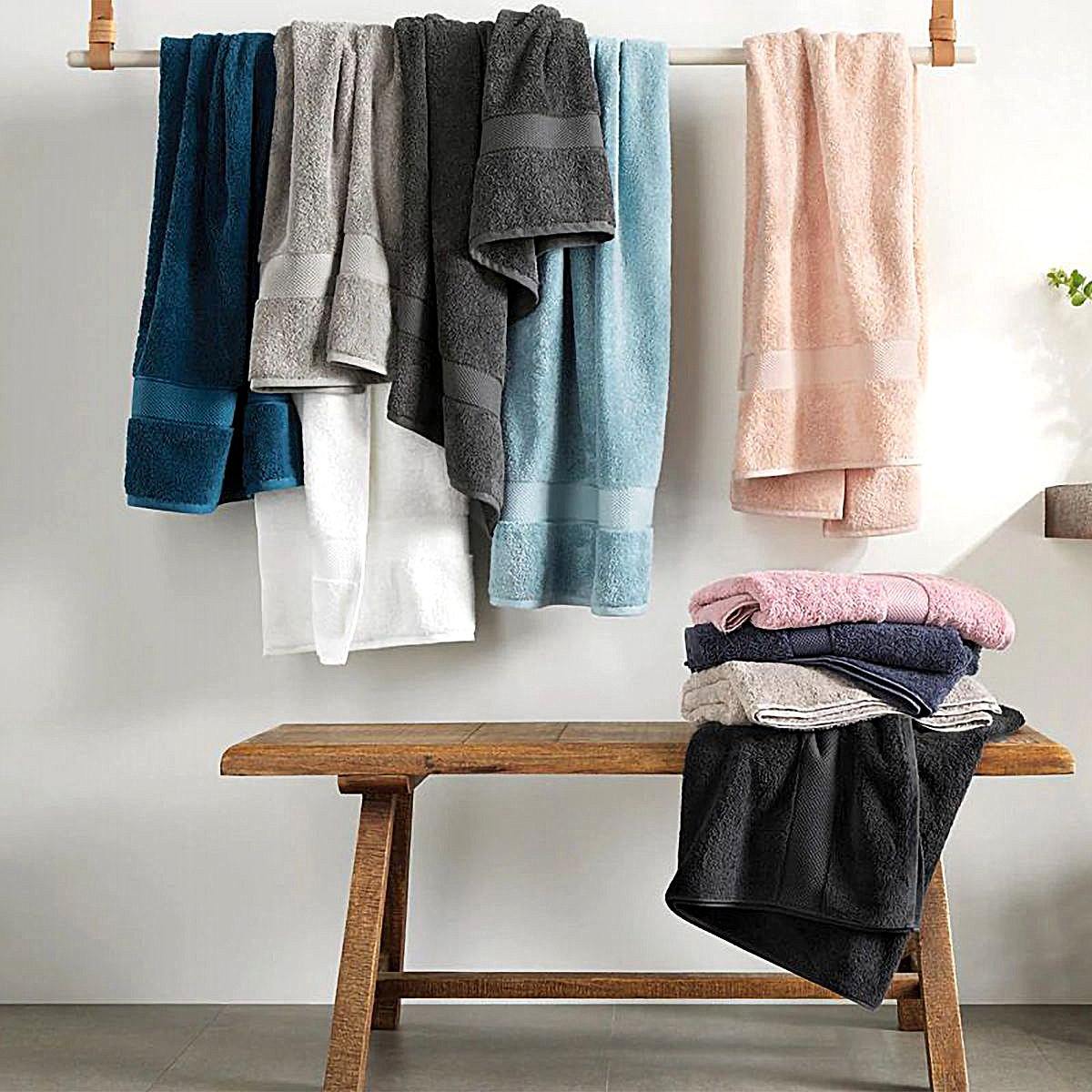 Lavish Touch 100% Cotton 600 GSM Aerocore Pack of 72 Wash Towels - Zenvias