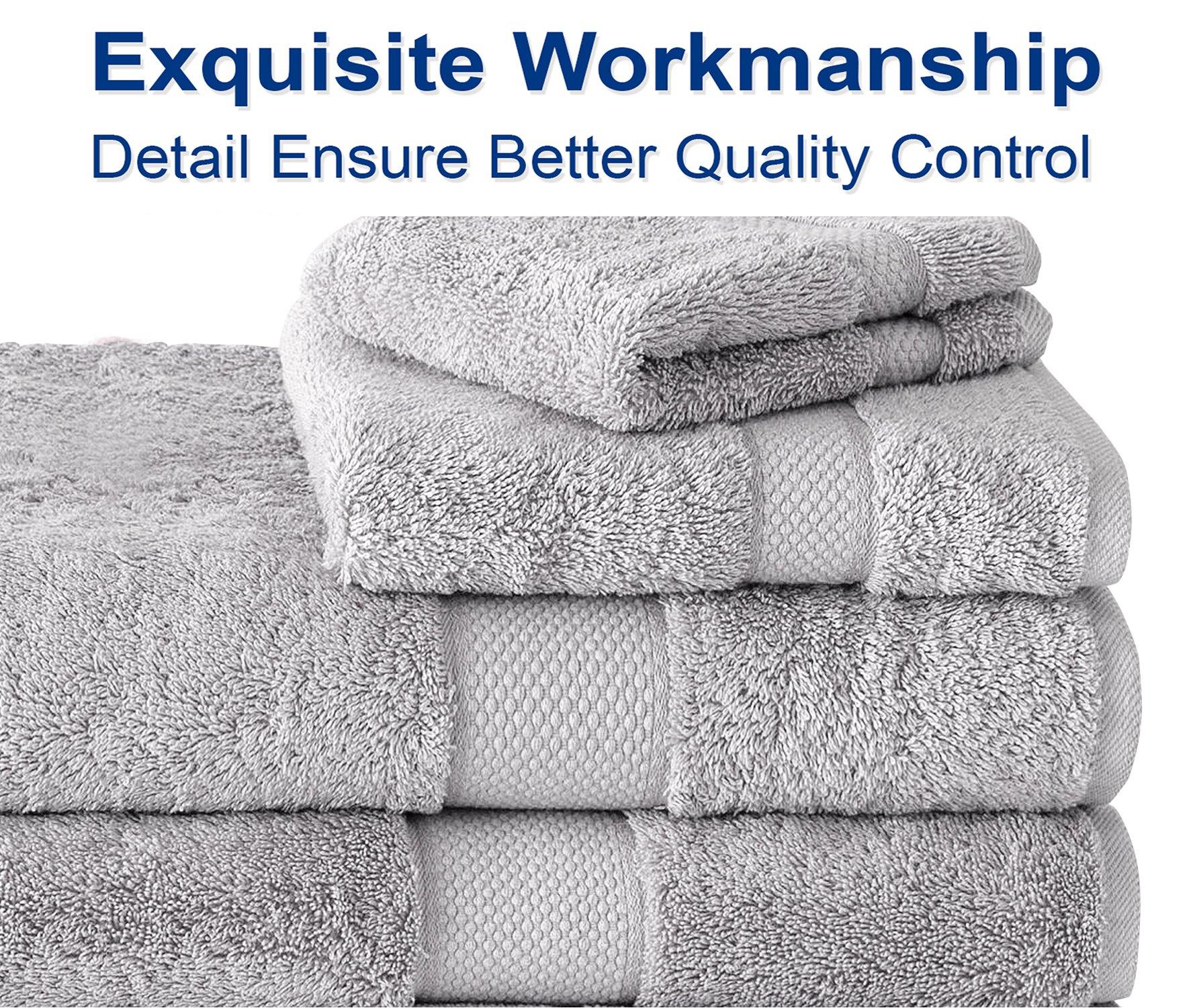 Lavish Touch 100% Cotton 600 GSM Aerocore Pack of 72 Wash Towels - Zenvias