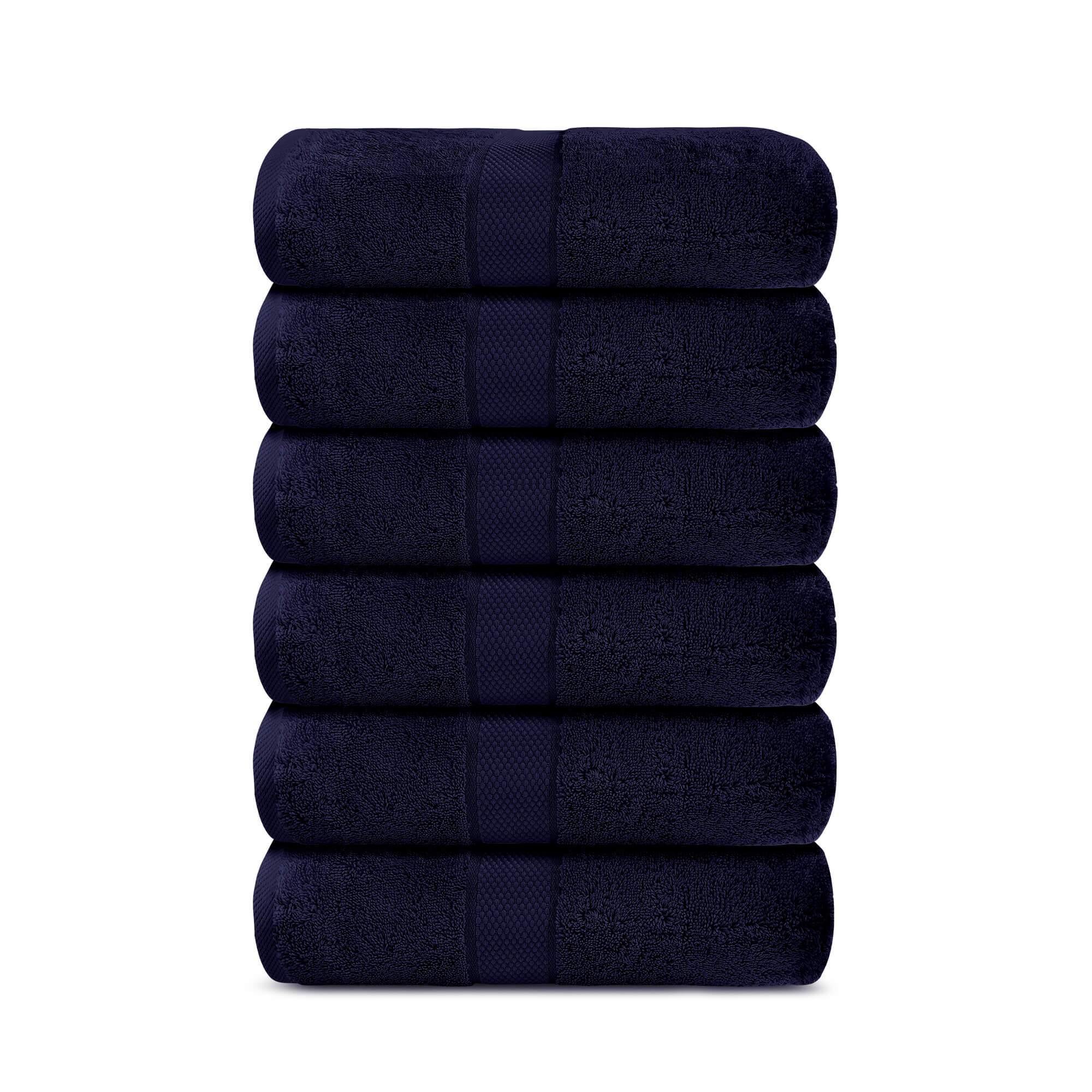 Lavish Touch 100% Cotton 600 GSM Aerocore Pack of 6 Hand Towels - Zenvias