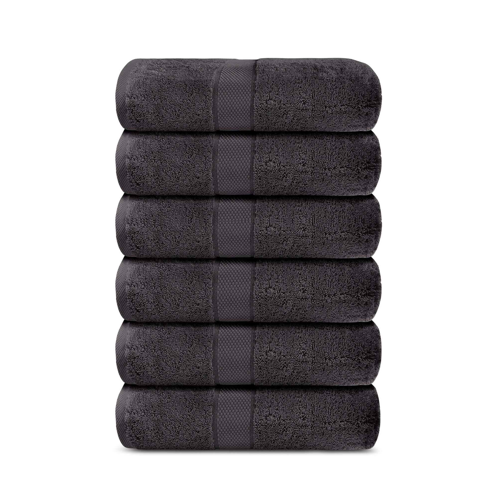 Lavish Touch 100% Cotton 600 GSM Aerocore Pack of 6 Hand Towels - Zenvias